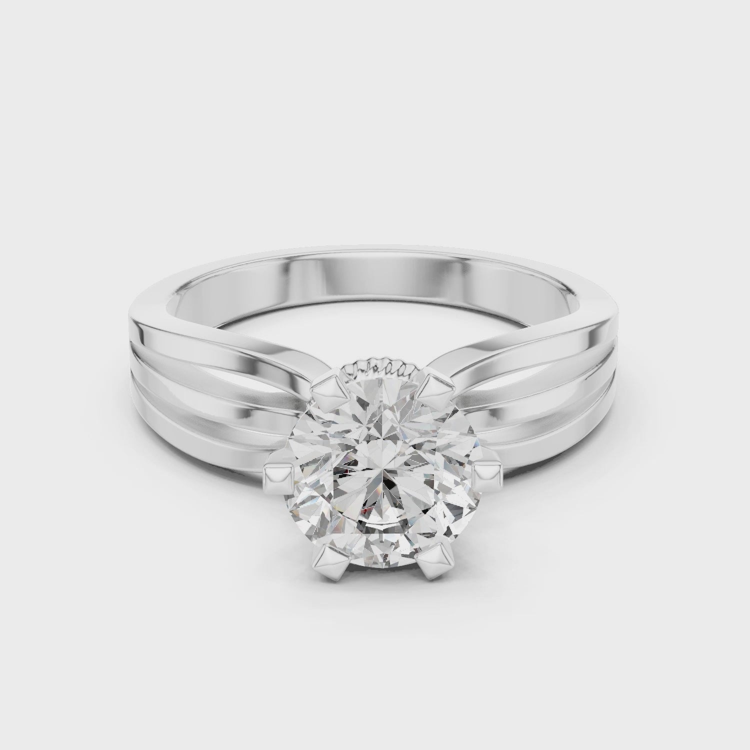 Midnight Cascade Flow Ring