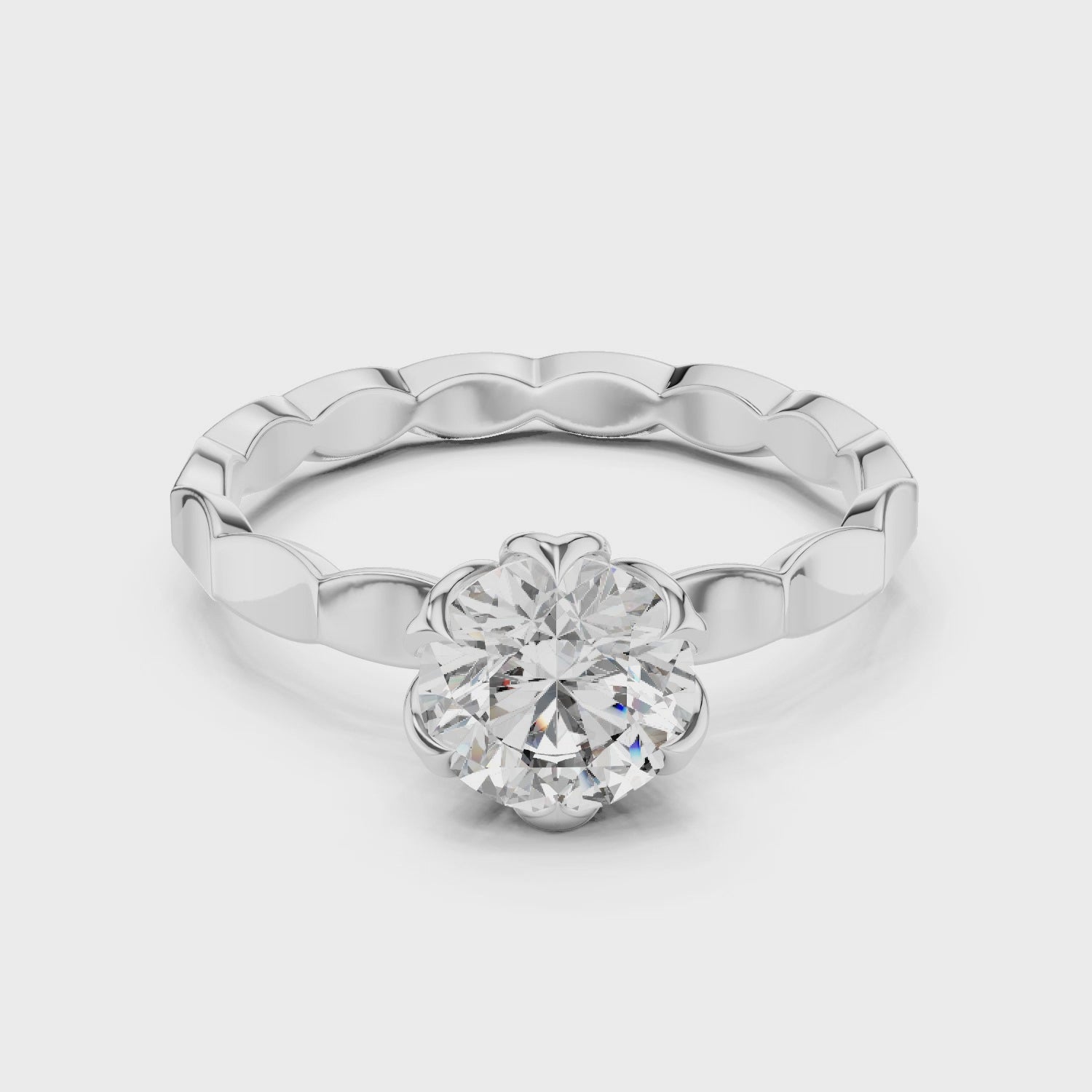 Empress Harmony Solitaire Ring