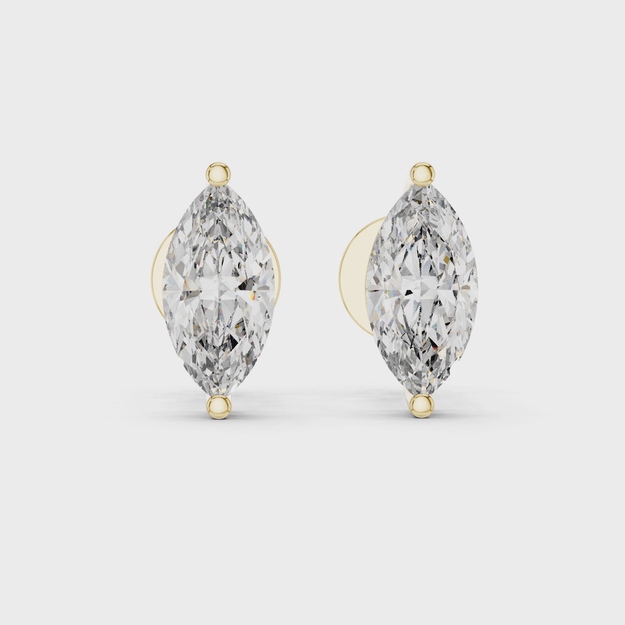 Ethereal Marquise Stud Earrings