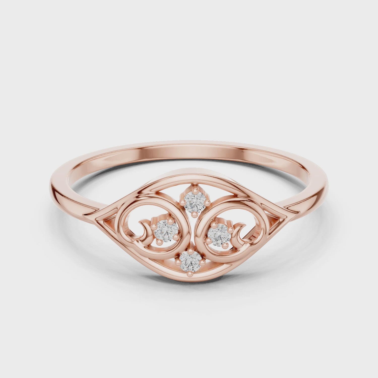 Petal Swirl Ring