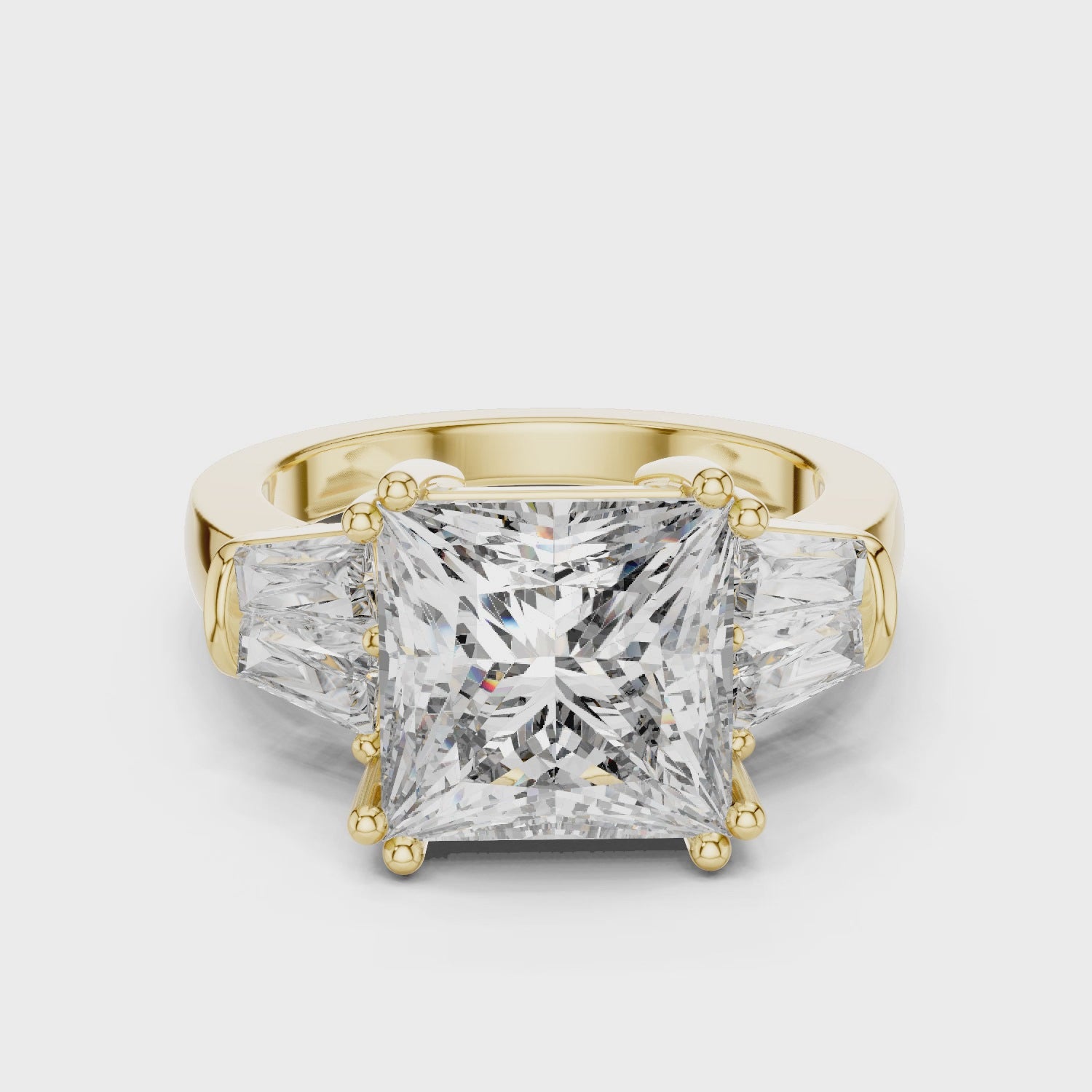 Luminous Aura Infinity Crown Ring