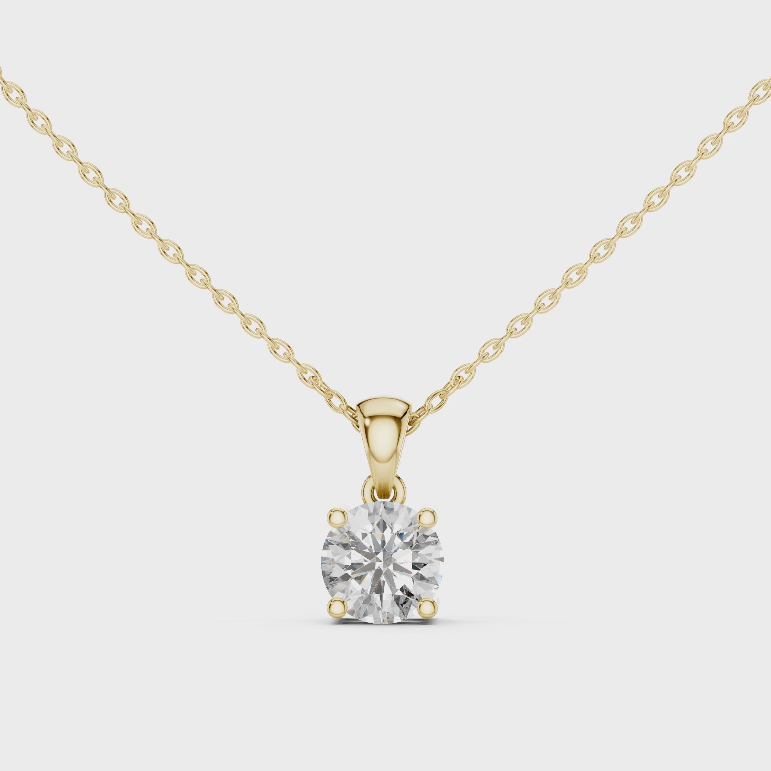 Infinity Whisper Signature Solitaire Pendant