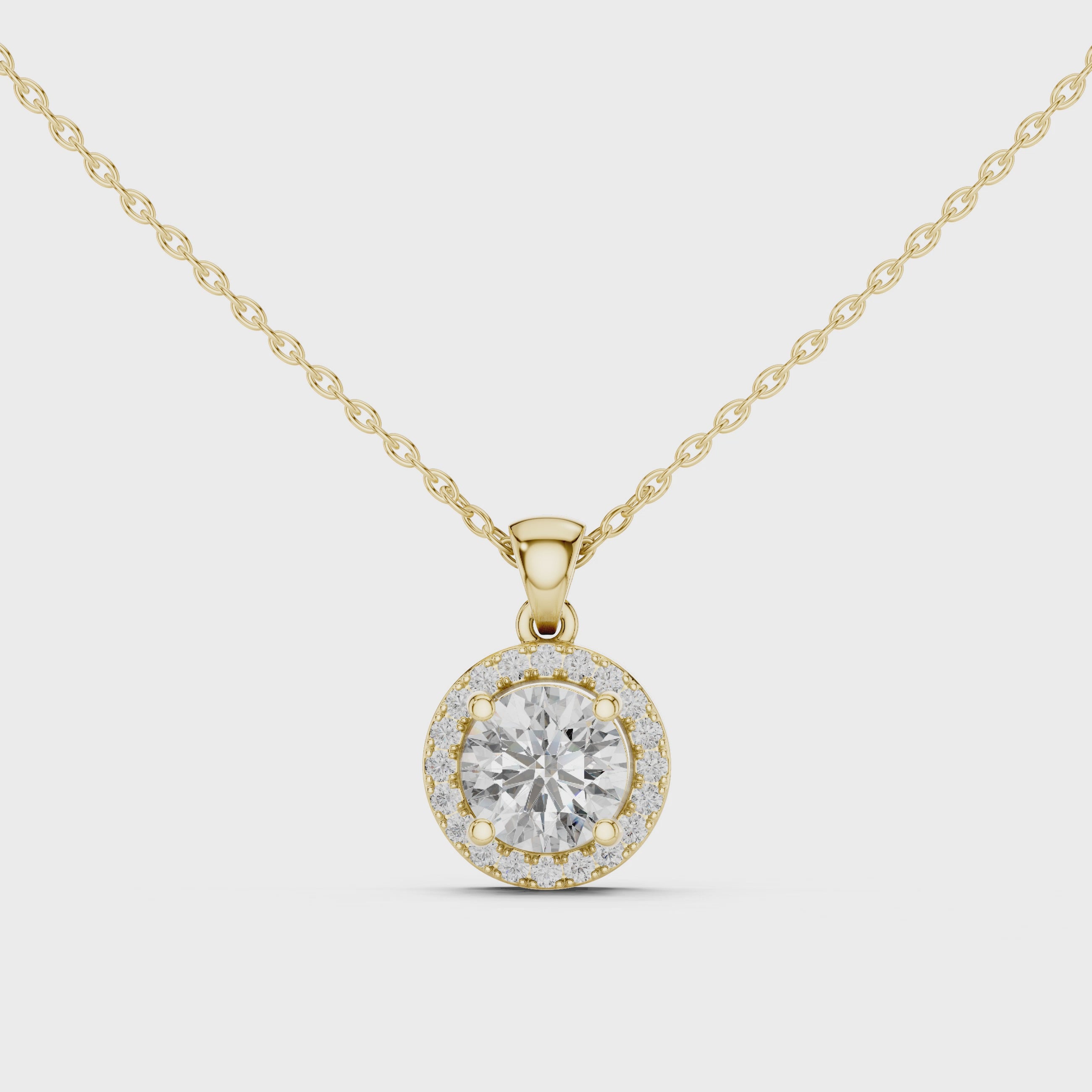 Serene Bloom Light Reflection Pendant