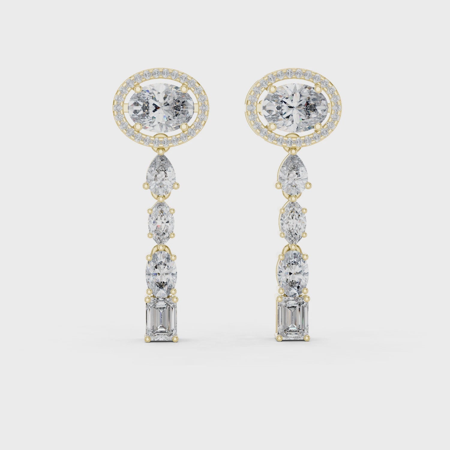 Elegant Passage Statement Studs