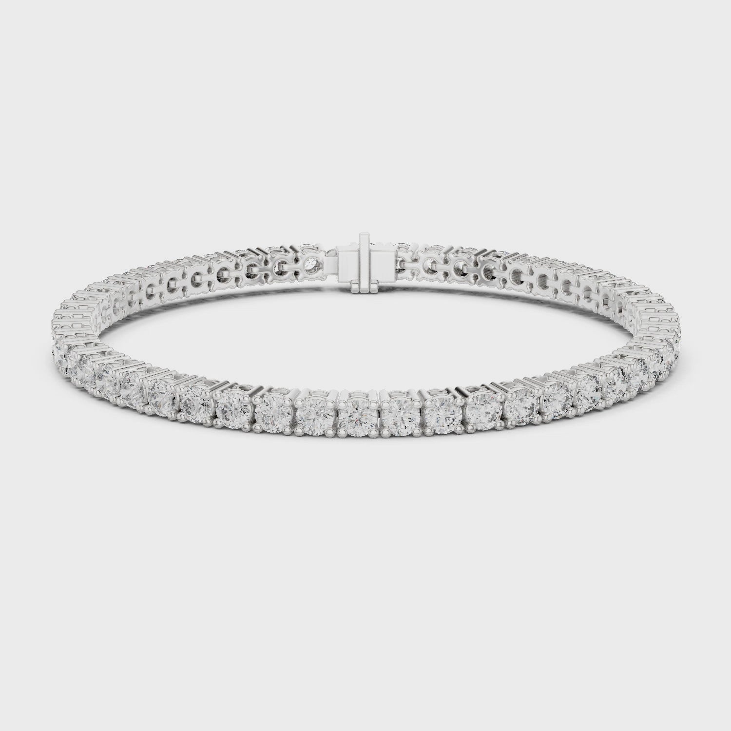 Moonlit Whisper Graceful Classic Tennis Bracelet