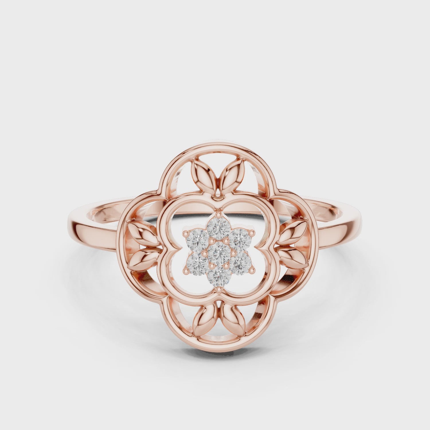 Petal Harmony Band Ring
