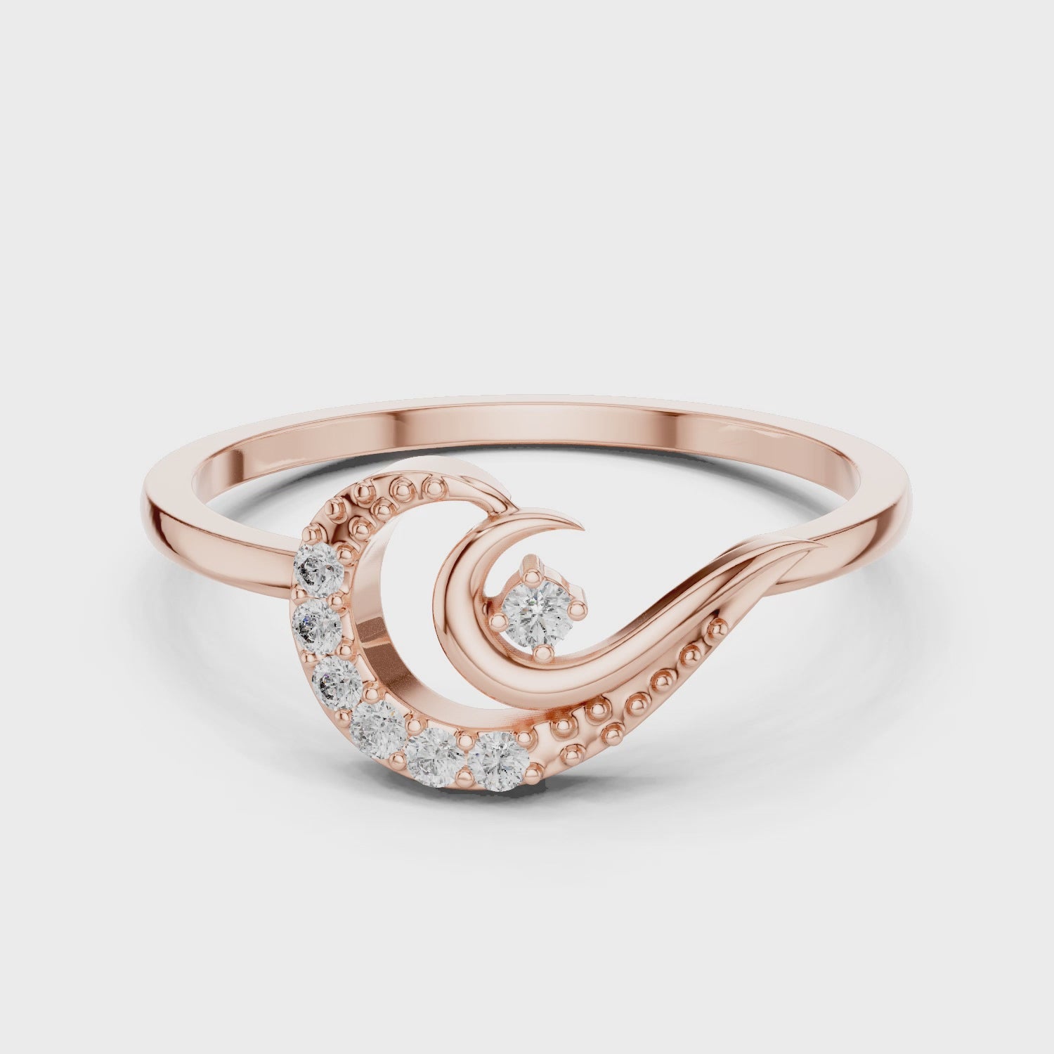 Serene Crest Ring