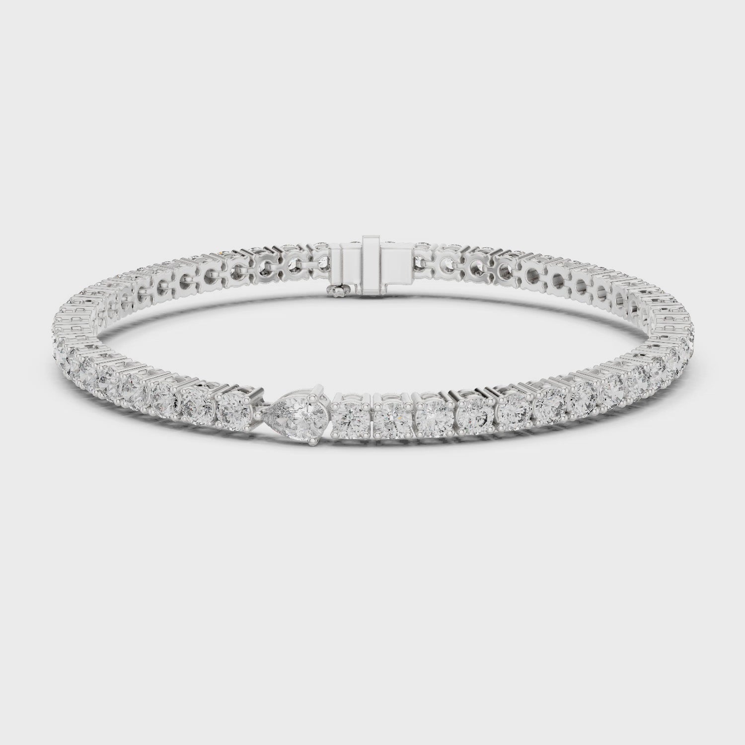 Radiant Mirage Singular Tennis Bracelet