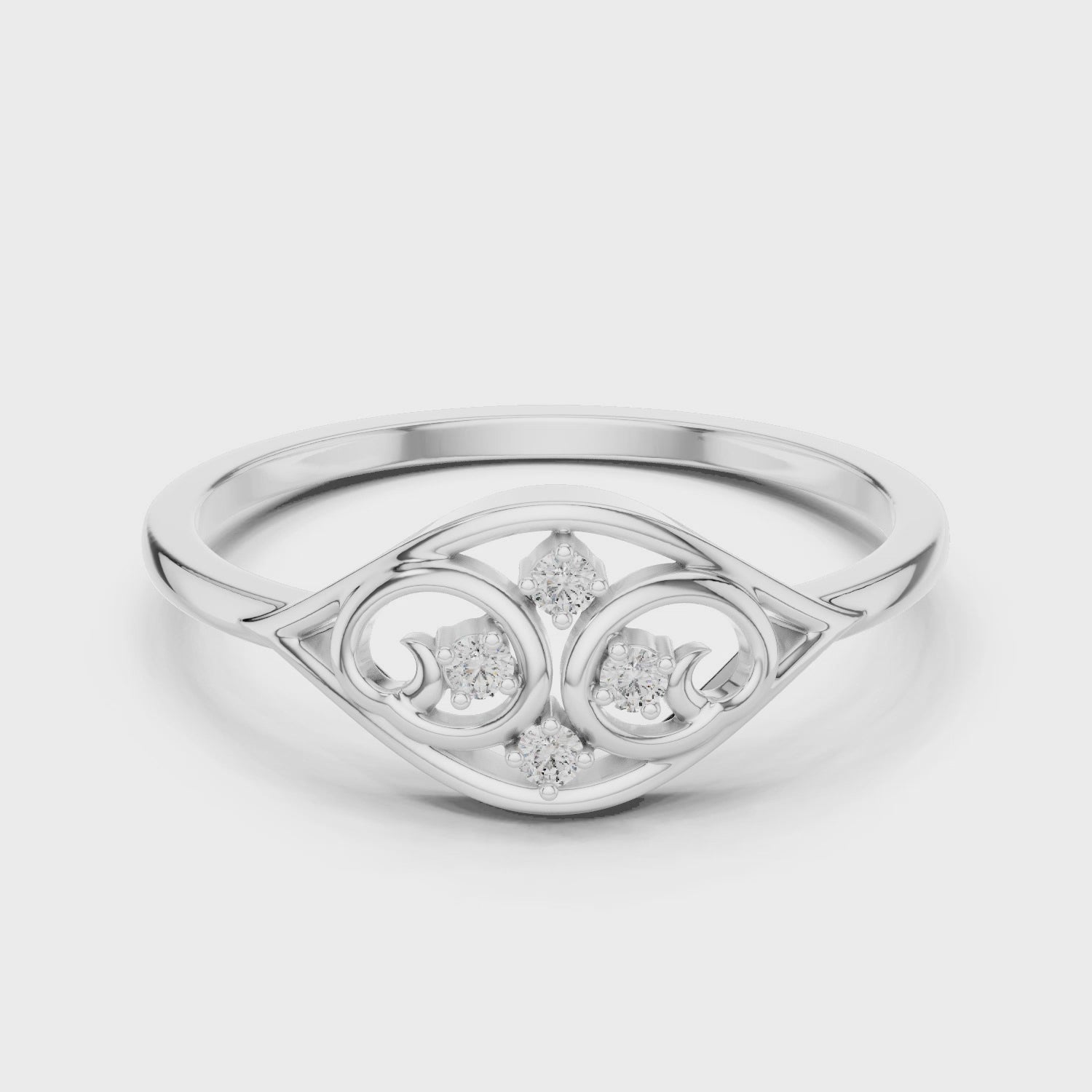 Petal Swirl Ring