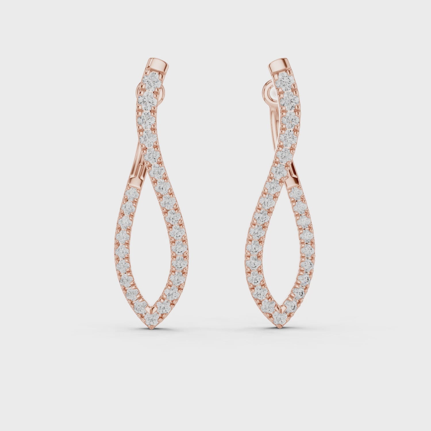 Elegant Infinity Embrace Earrings