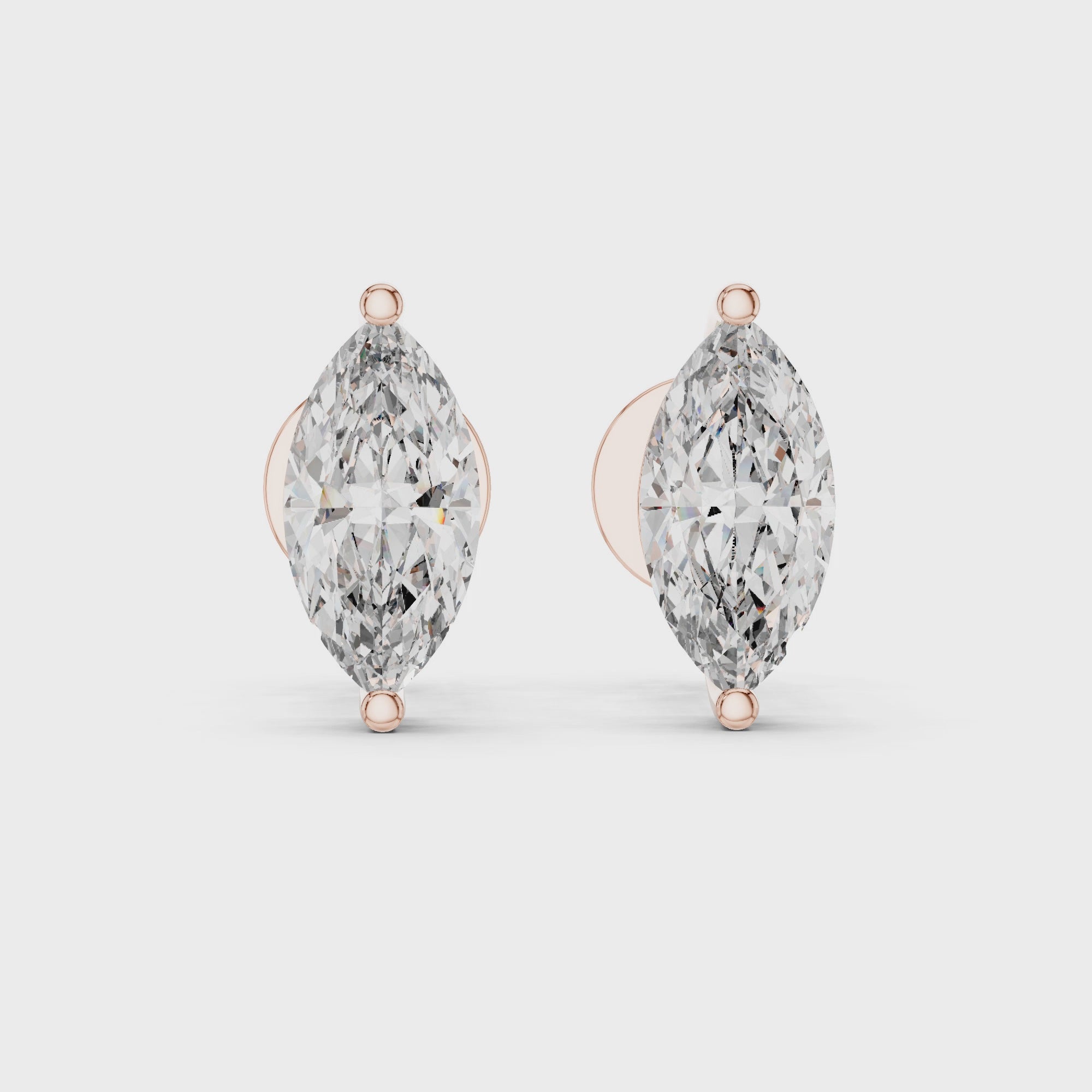 Ethereal Marquise Stud Earrings