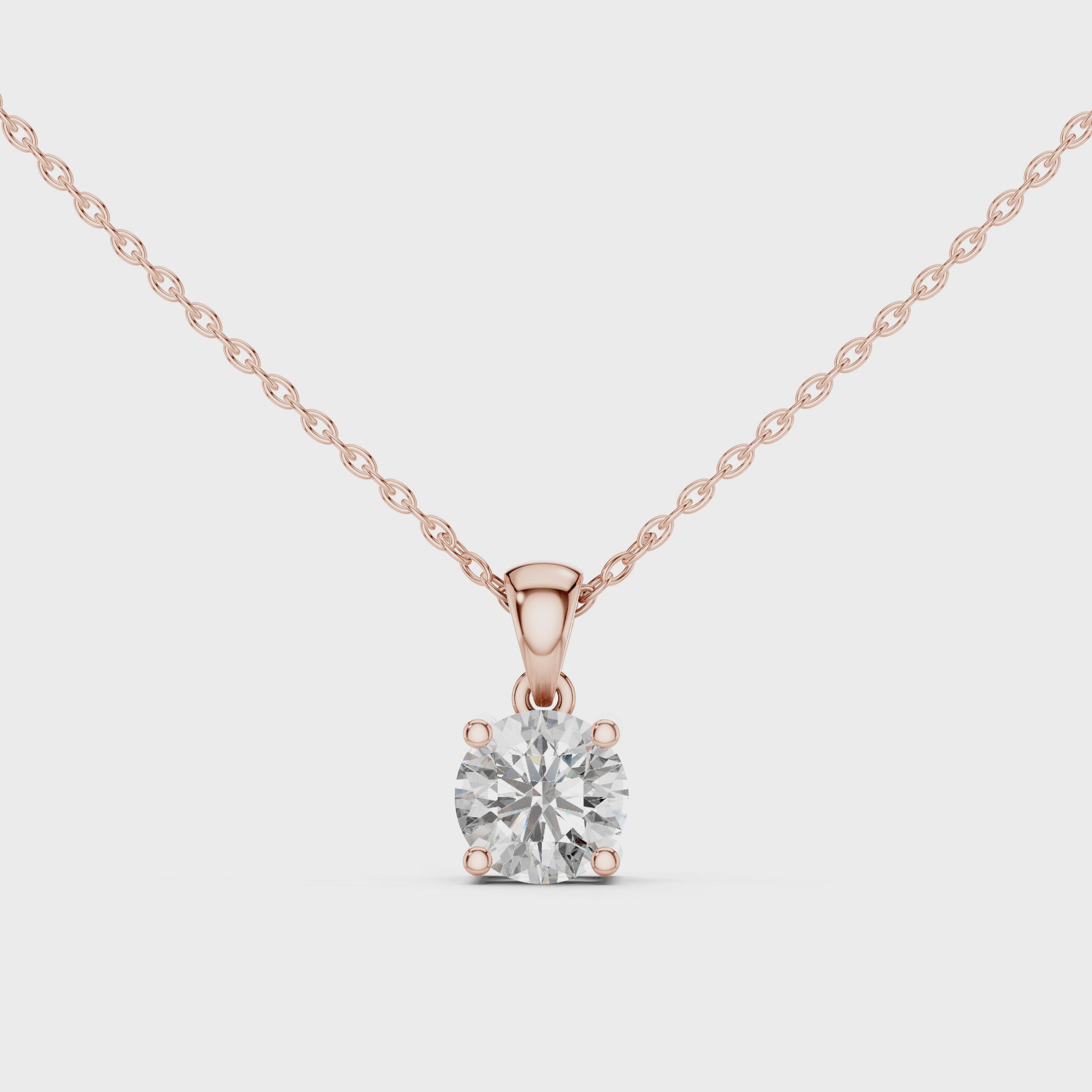 Infinity Whisper Signature Solitaire Pendant