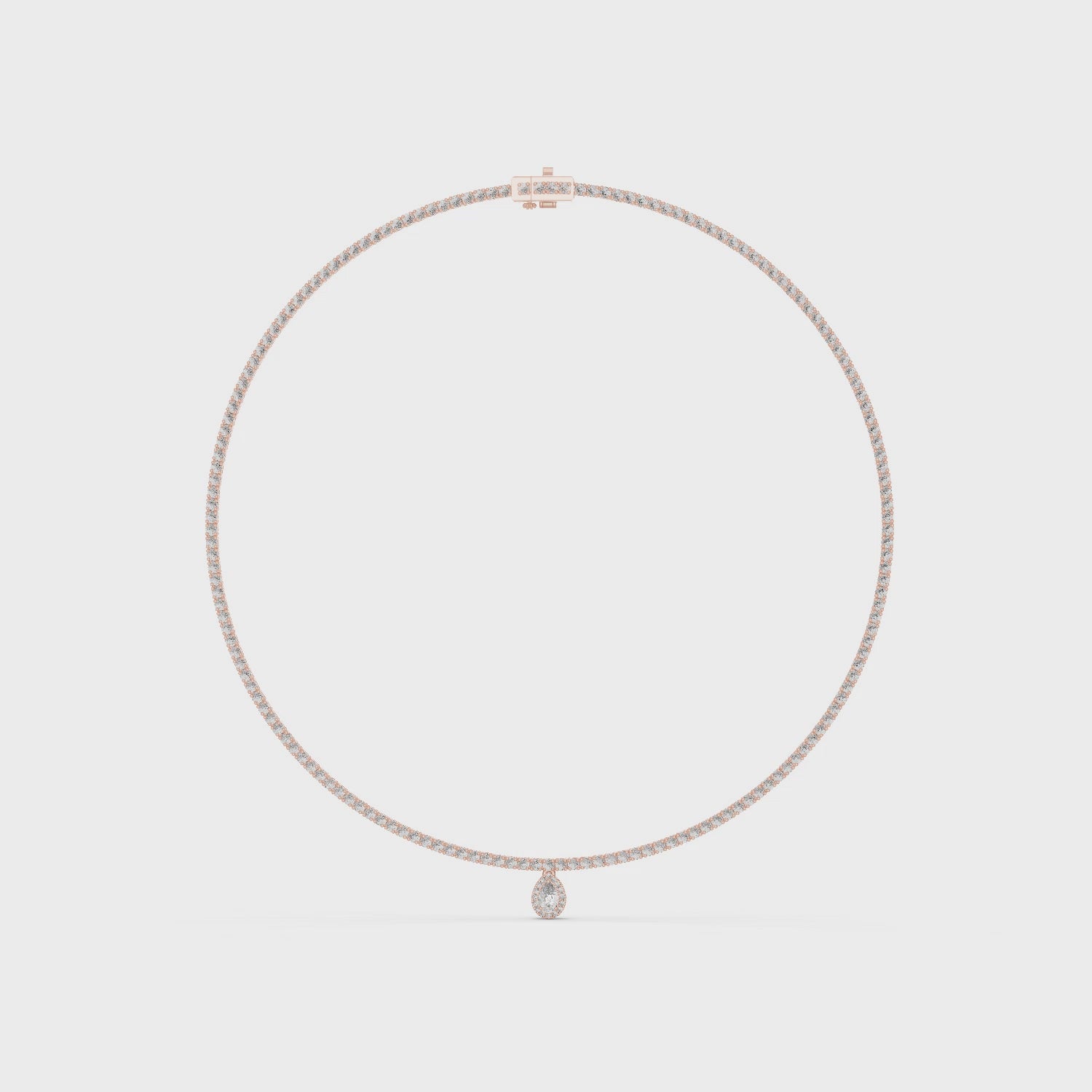 Eternal Graceful Whisper Pendant Link Necklace