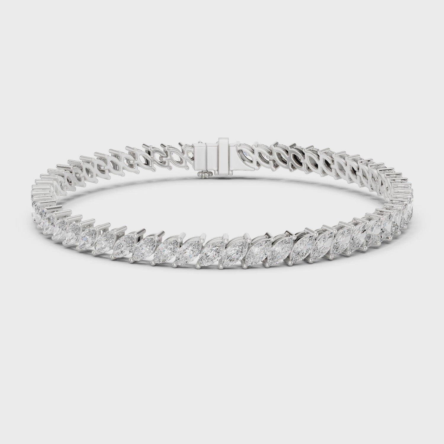 Celestial Lattice Luxe Fusion Tennis Bracelet