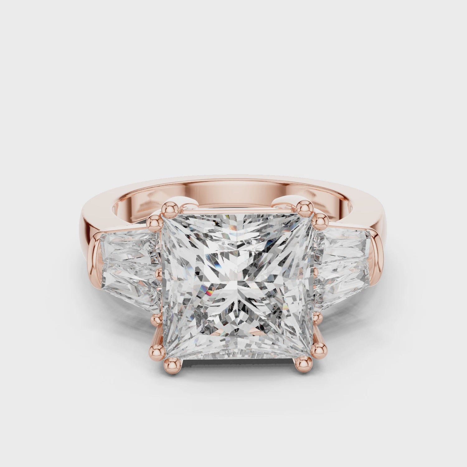Luminous Aura Infinity Crown Ring