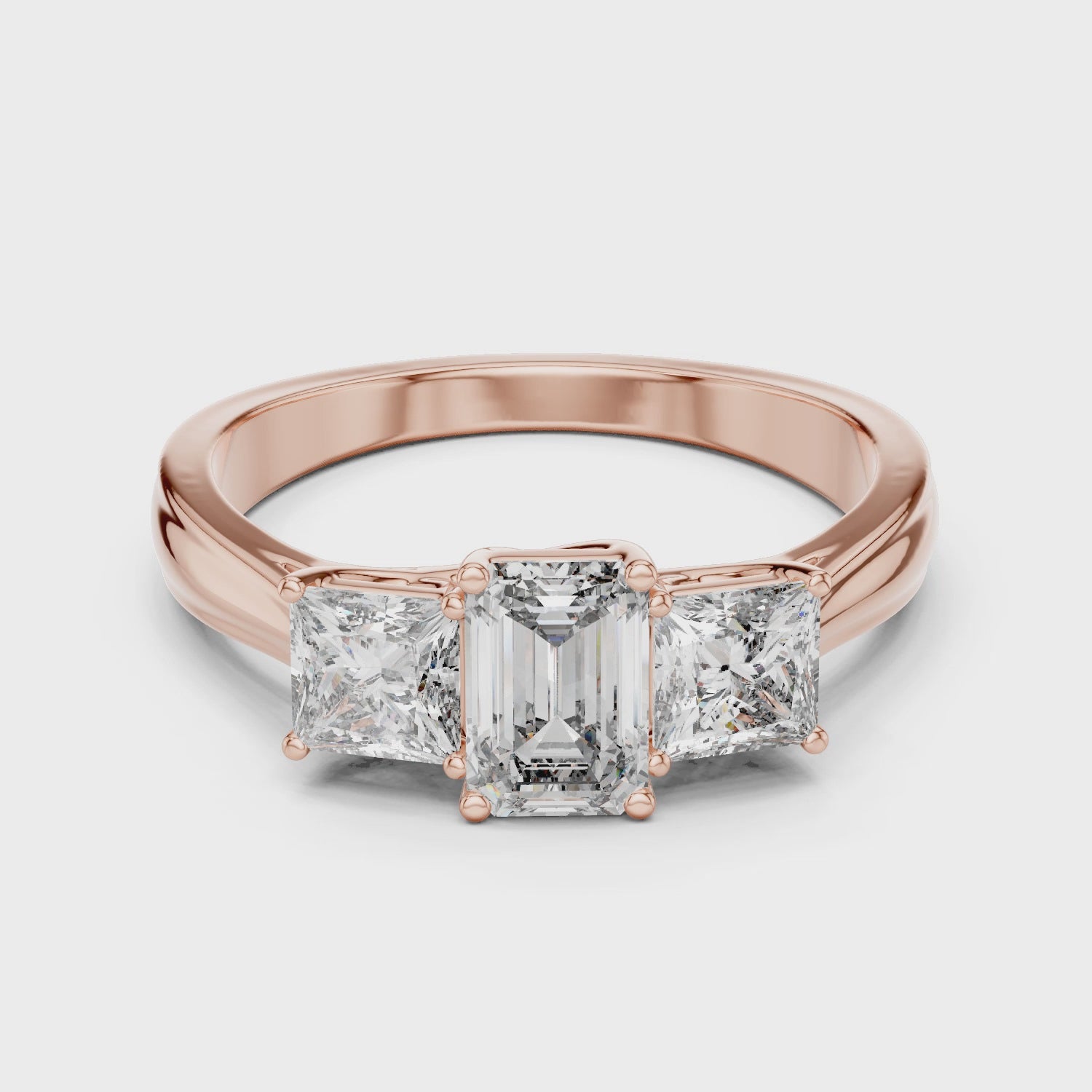 Majestic Whisper Solitaire Ring