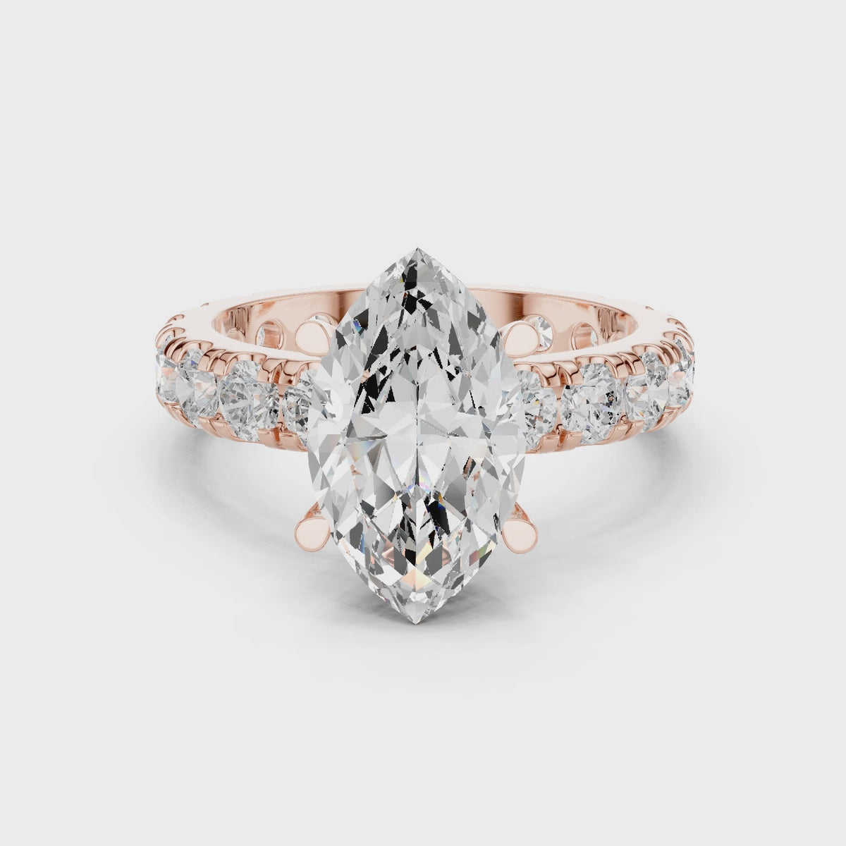 Waverly Grand Eternity Solitaire Band