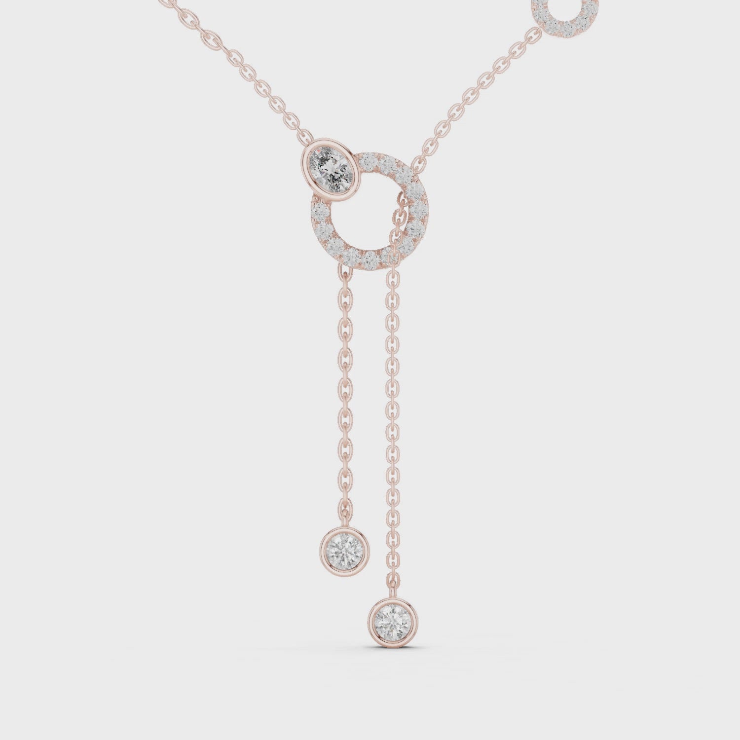 Gliding Radiance Y Pendant
