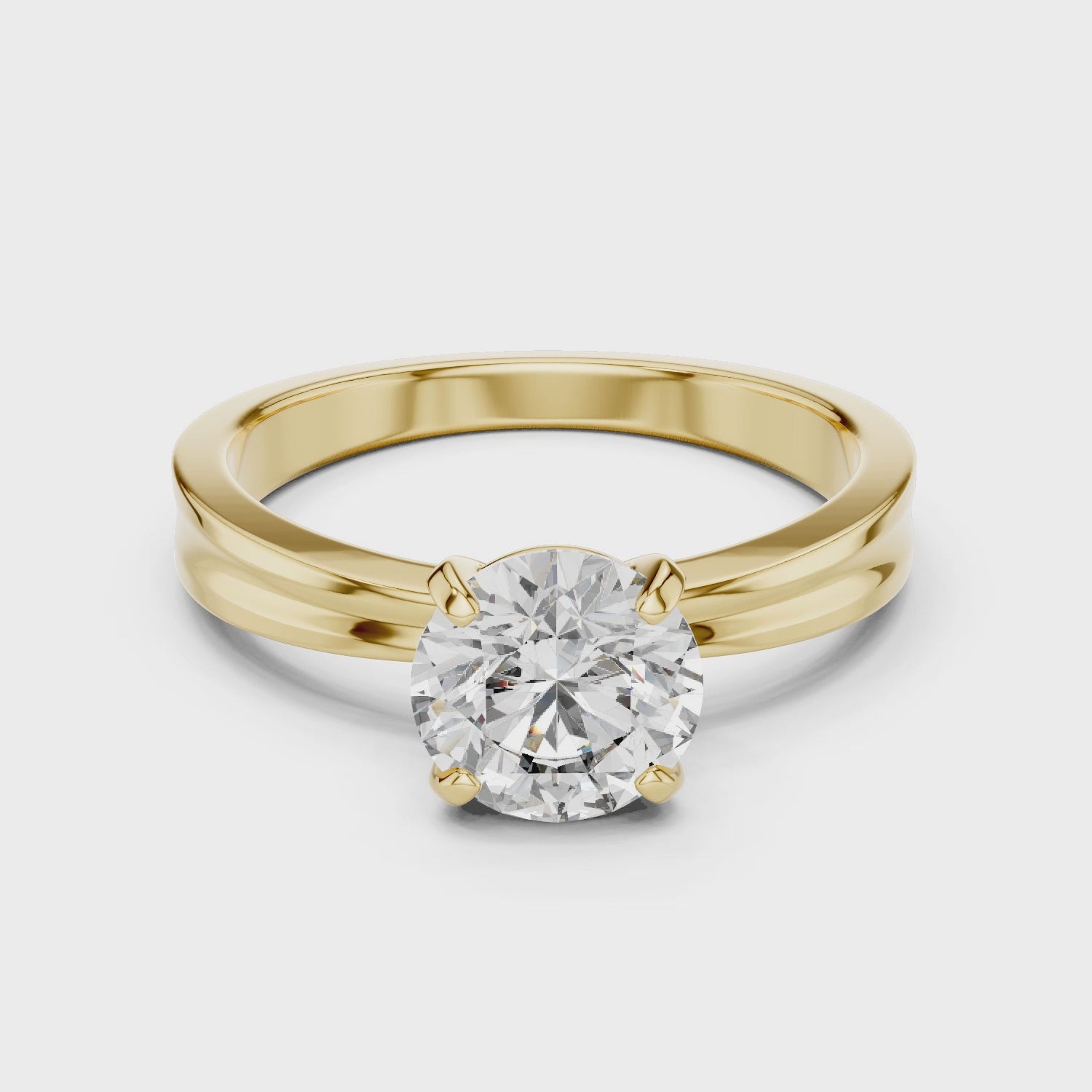 Beloved Aurora Solitaire Ring
