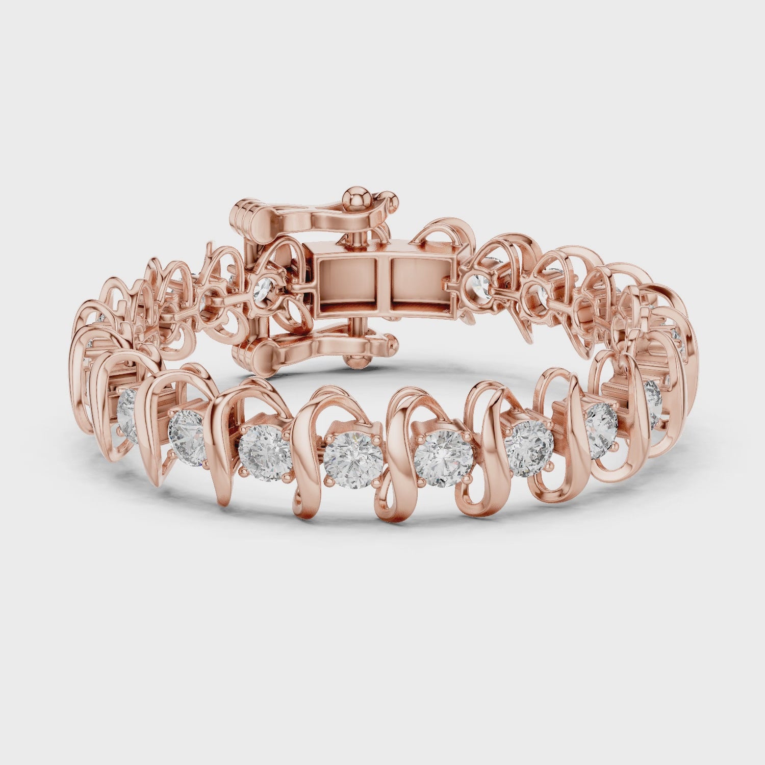 Twilight Cascade Ribbon Bangle
