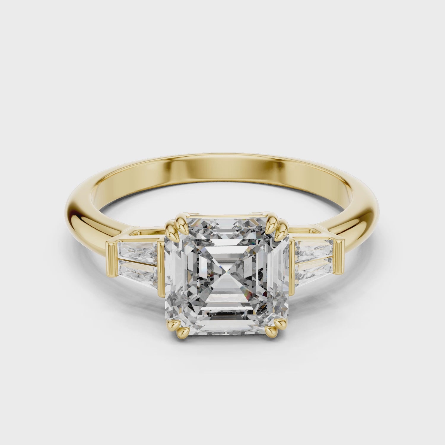 Starlit Archway Modern Ring