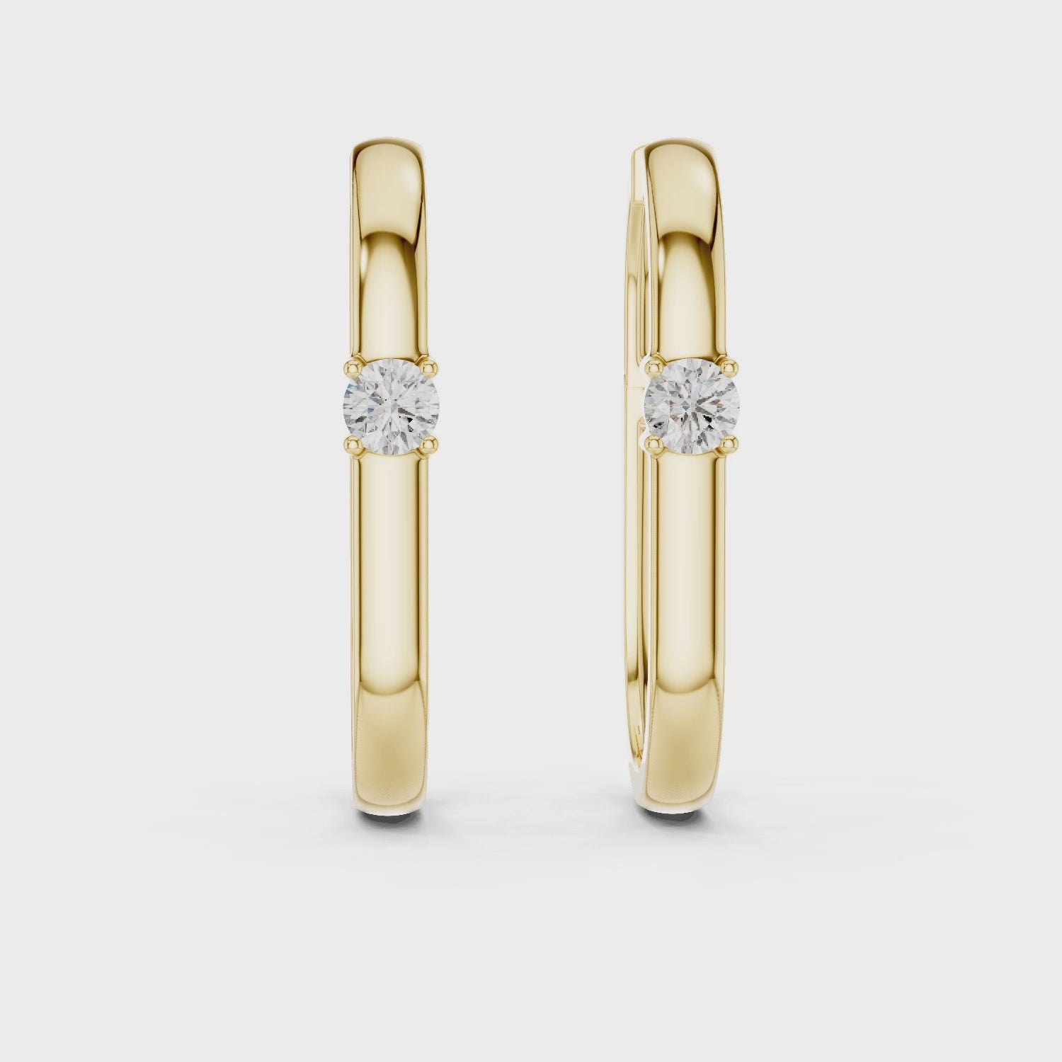 Radiant Elegance Hoop Earrings