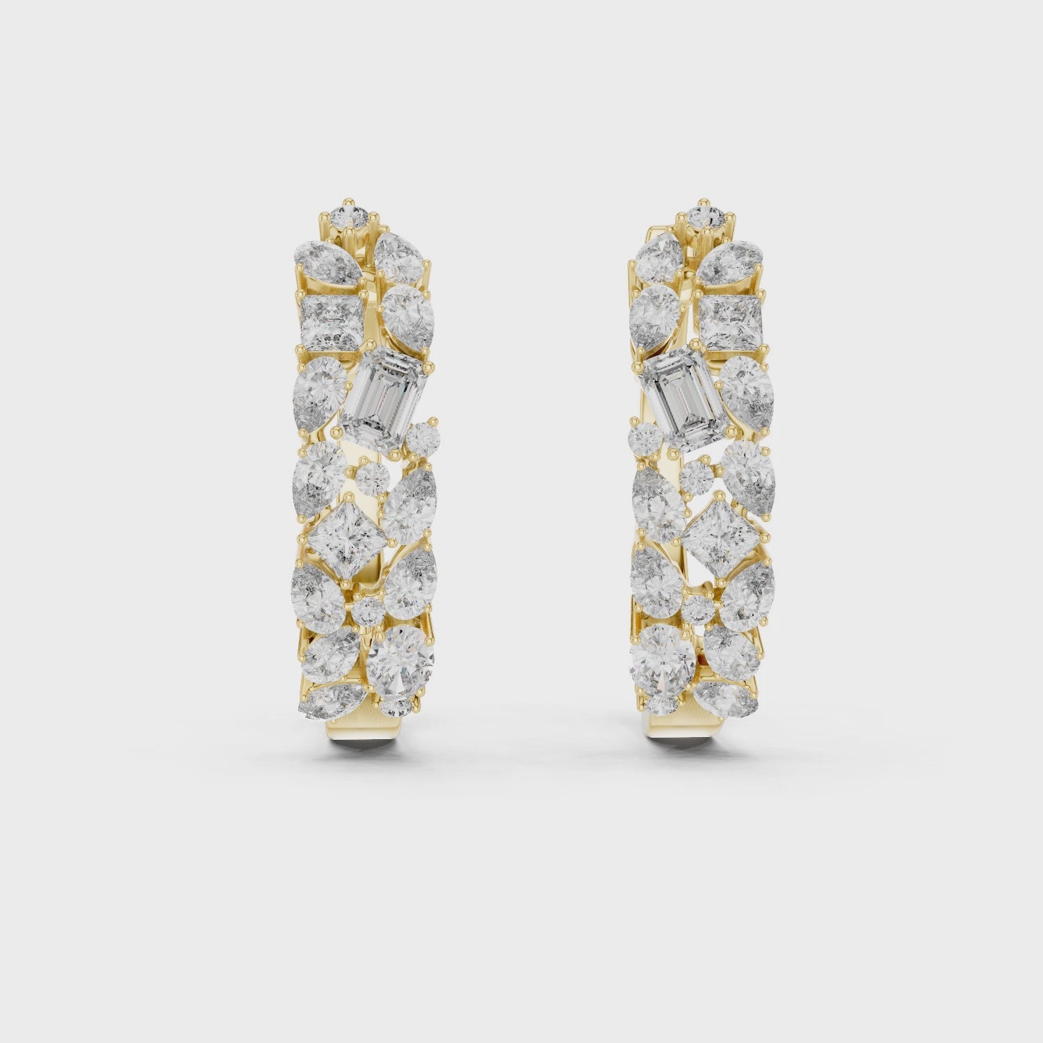 Lustrous Bloom Embrace Earrings