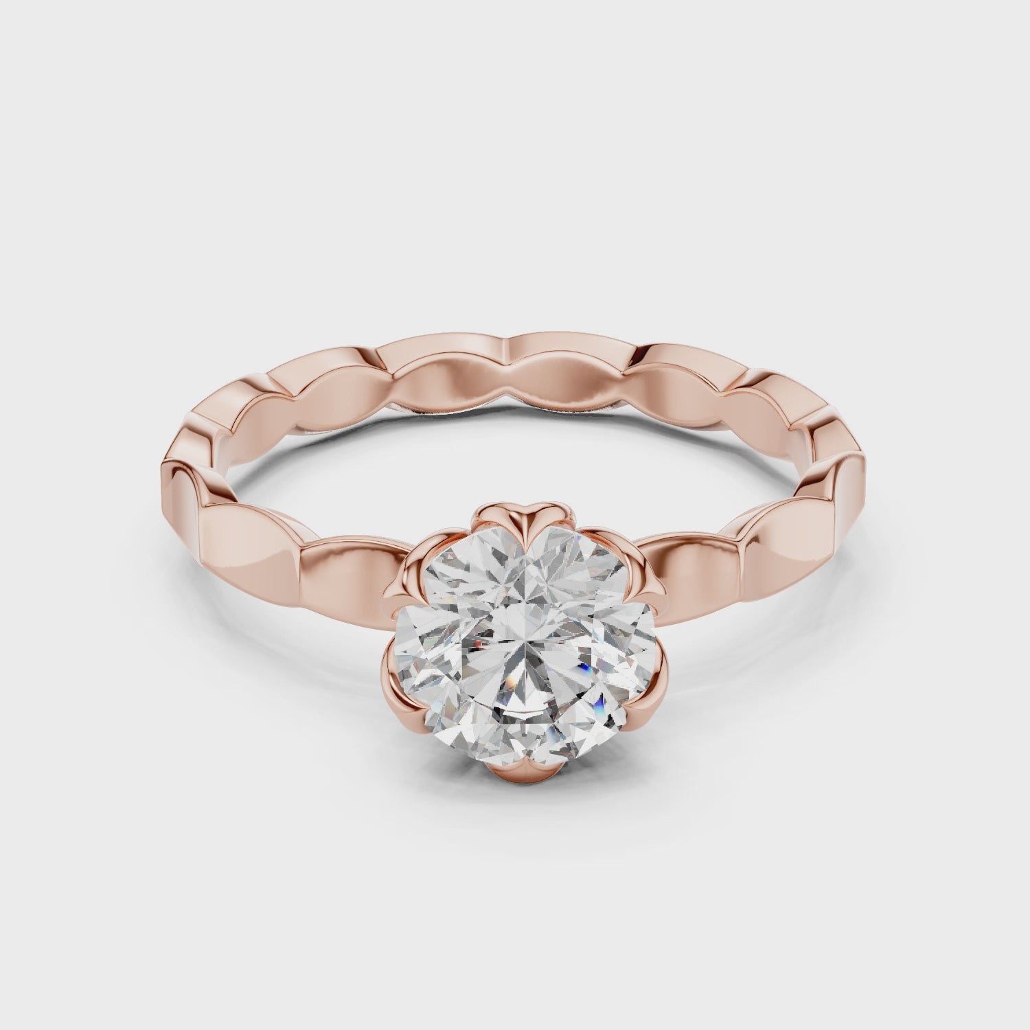 Empress Harmony Solitaire Ring