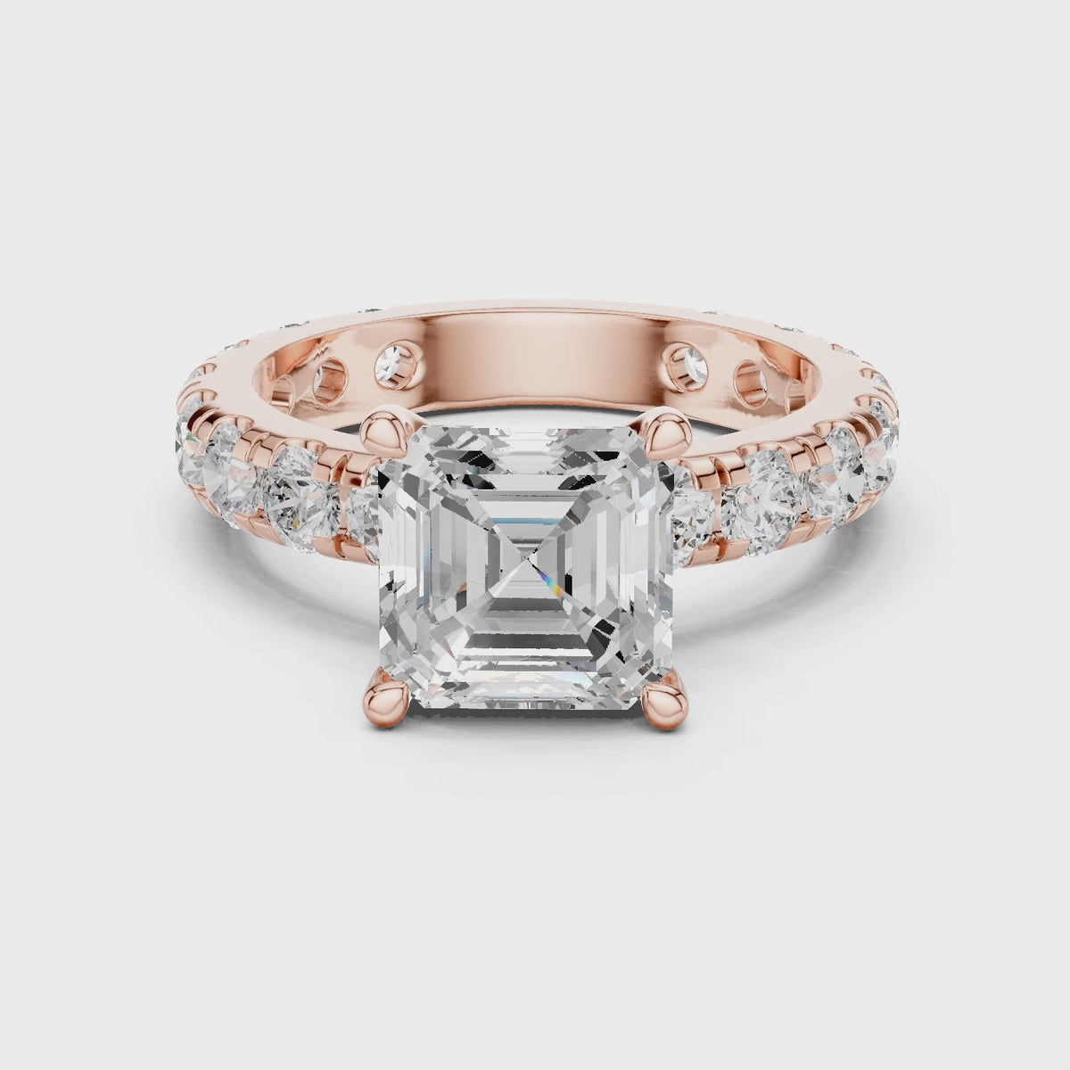 Timeless Allure Cushion Engagement Ring