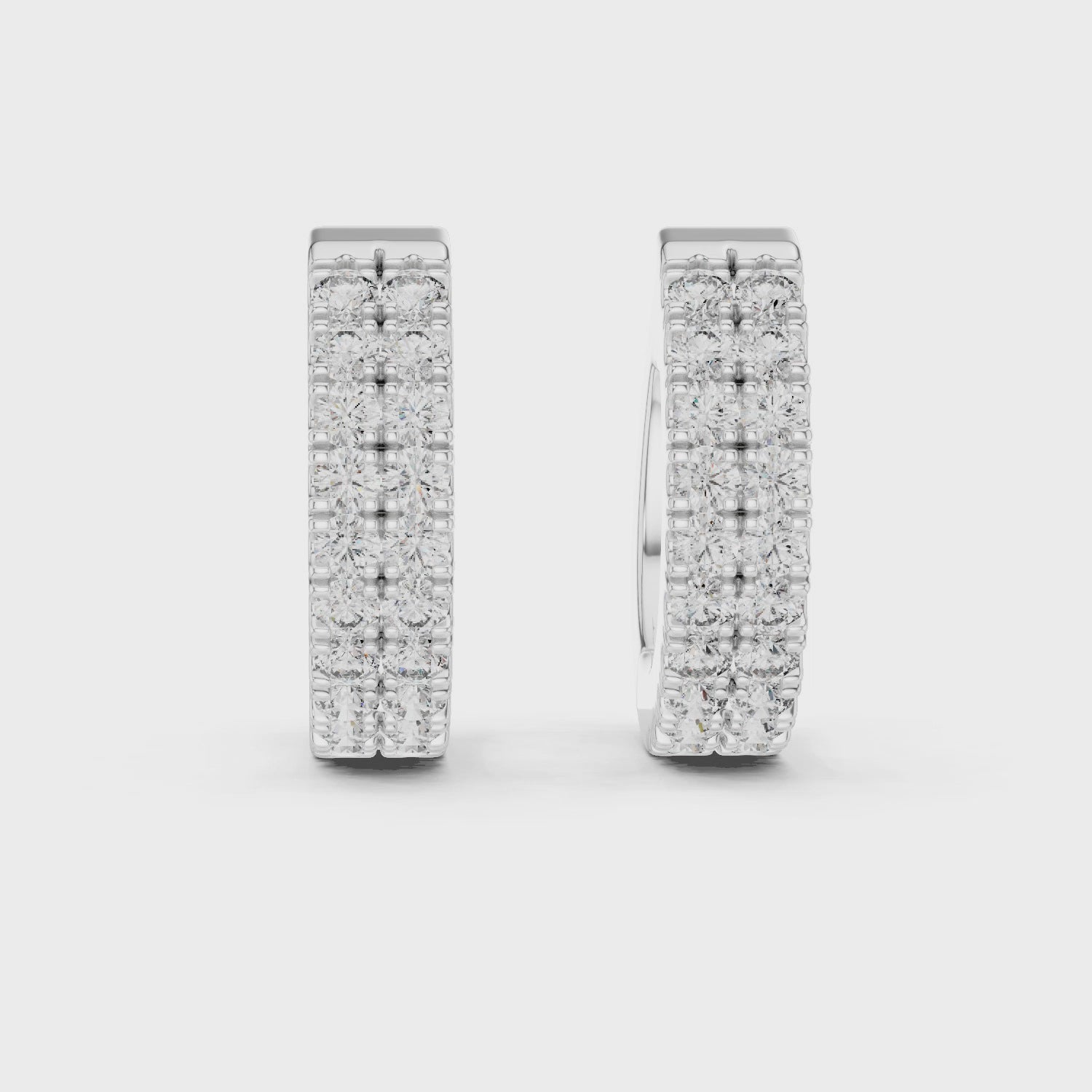 Lustrous Urban Twist Mini Hoops