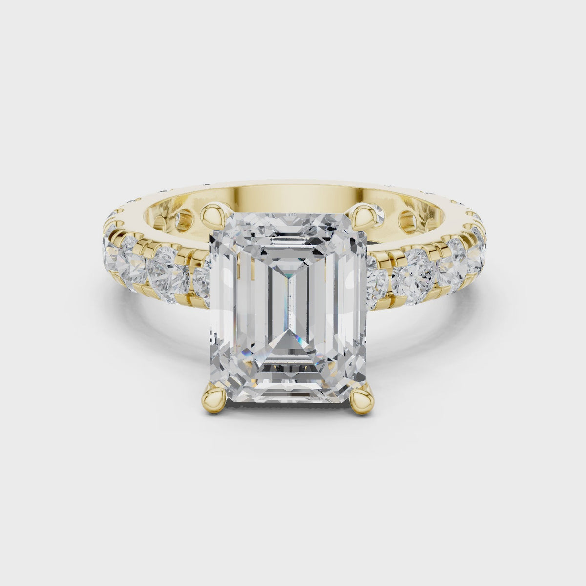 Infinite Luxe Halo Empress Band Ring