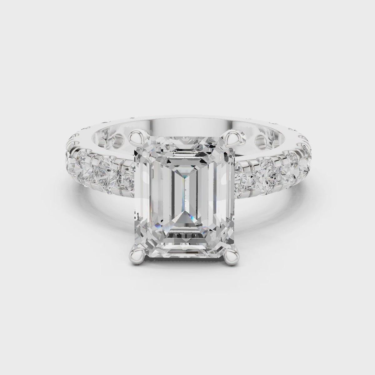 Infinite Luxe Halo Empress Band Ring