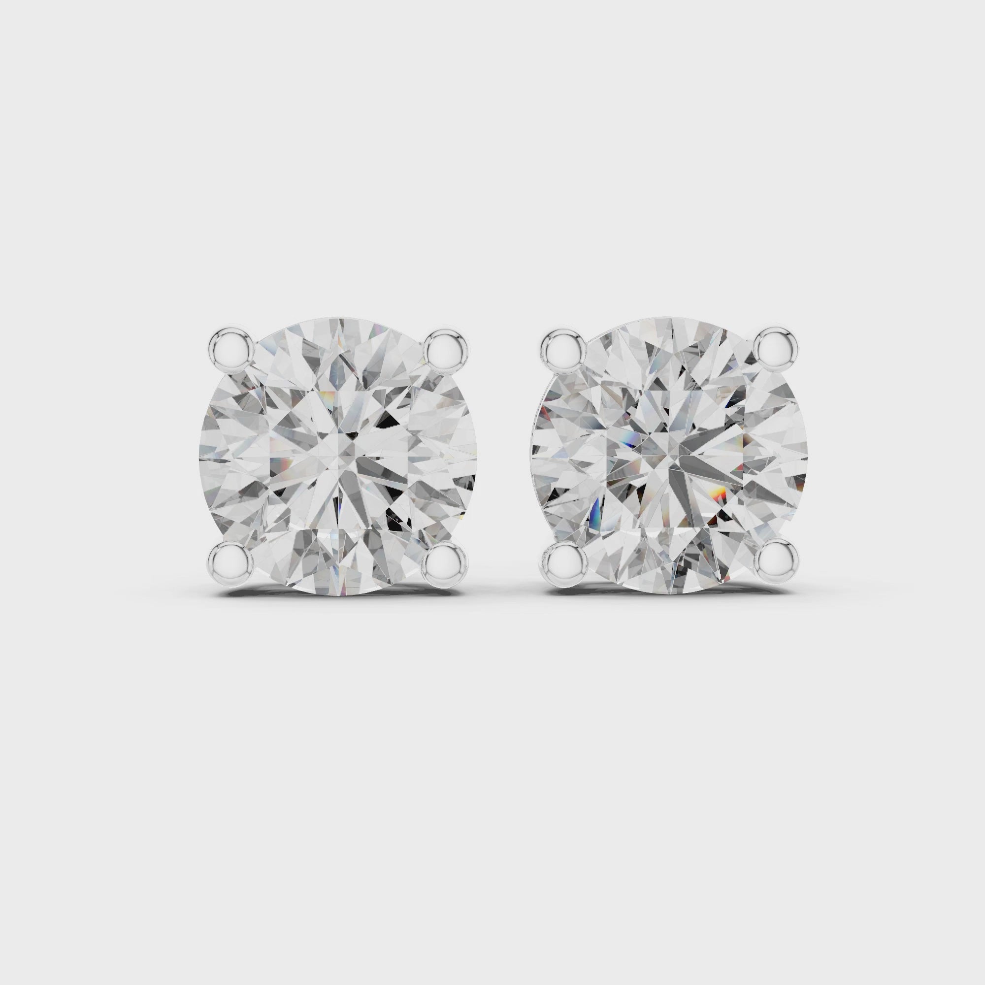 Pure Radiance Stud Earrings