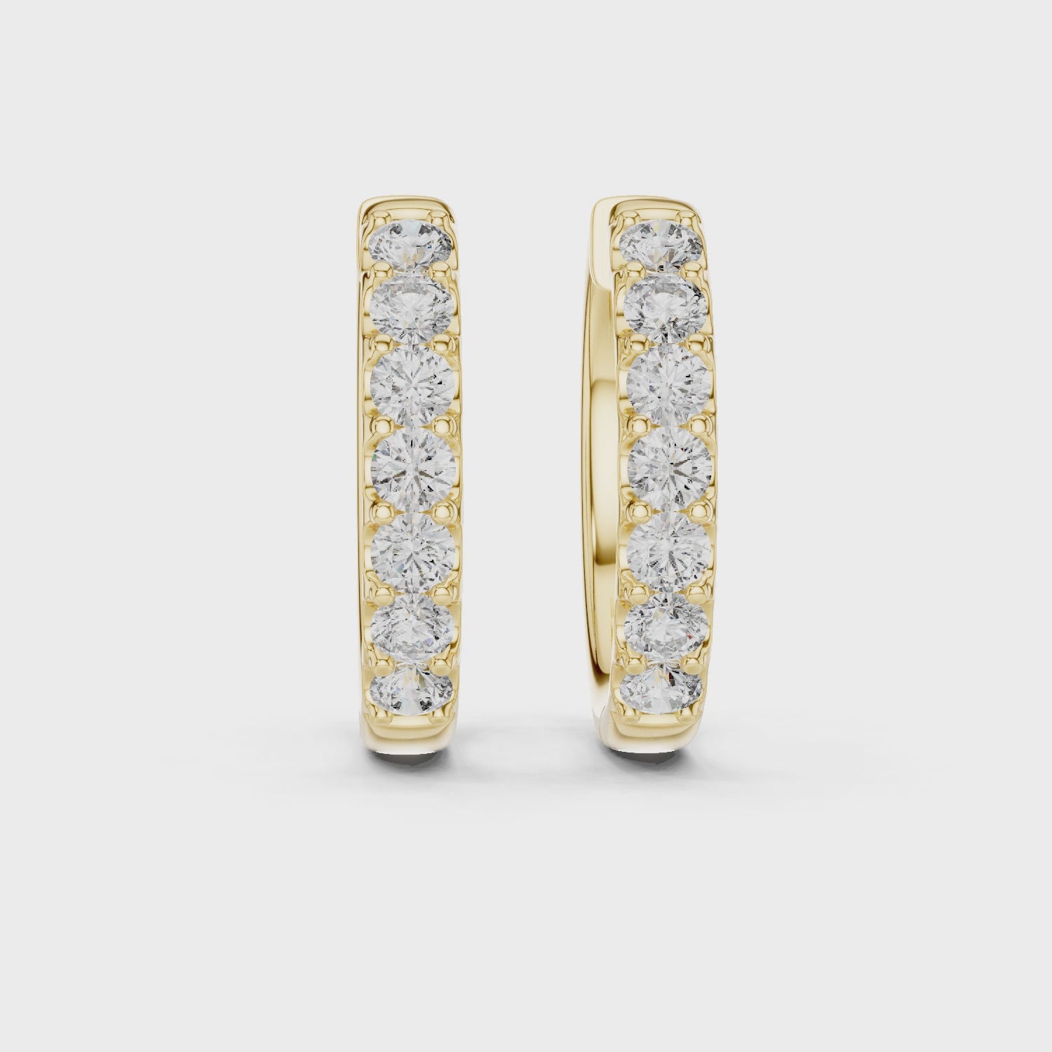 Midnight Whisper Huggie Earrings
