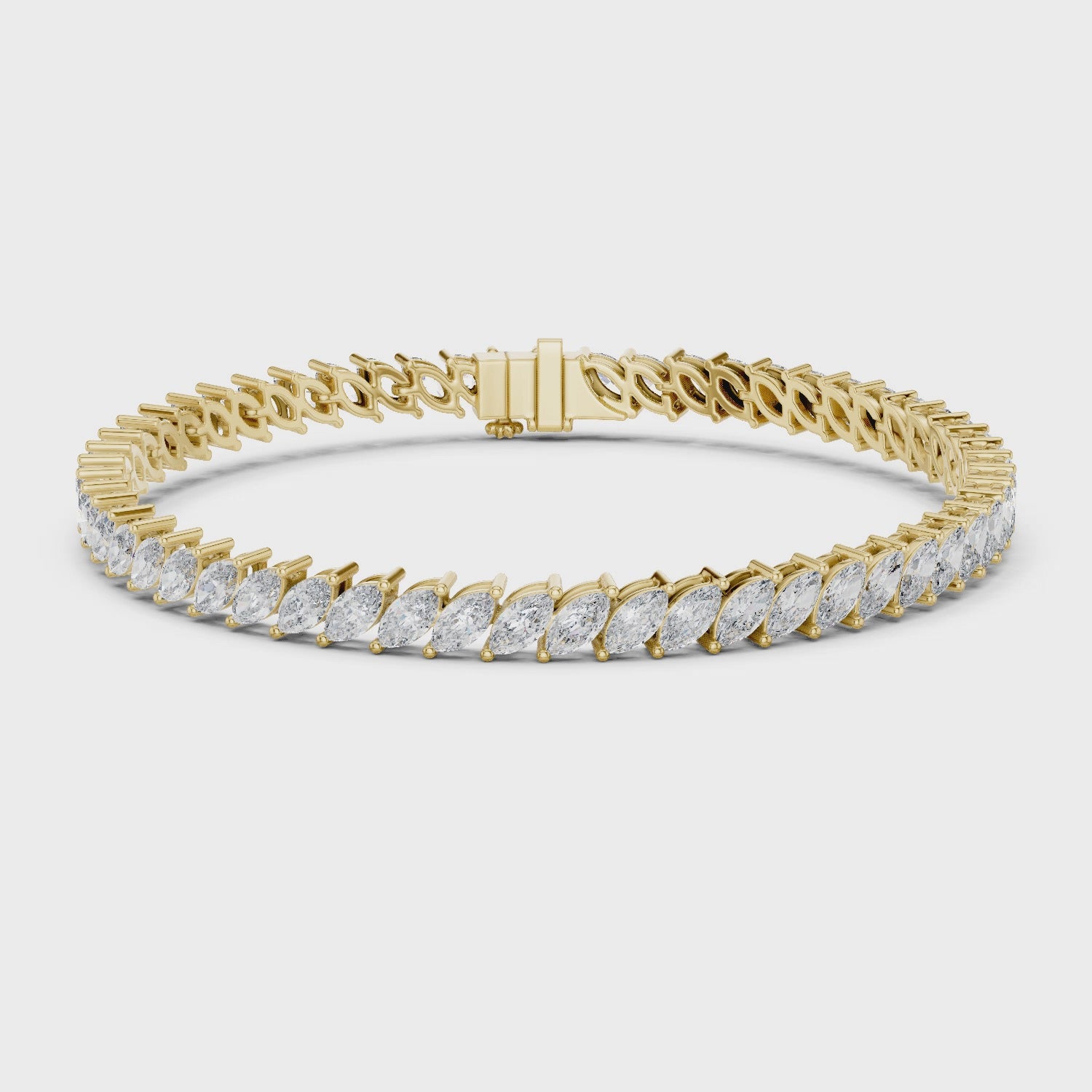 Celestial Lattice Luxe Fusion Tennis Bracelet