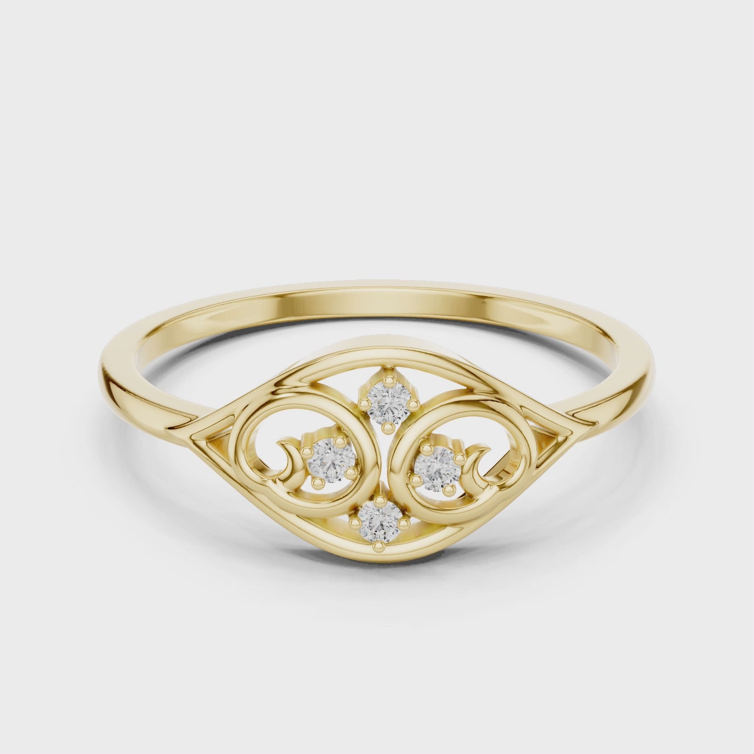 Petal Swirl Ring
