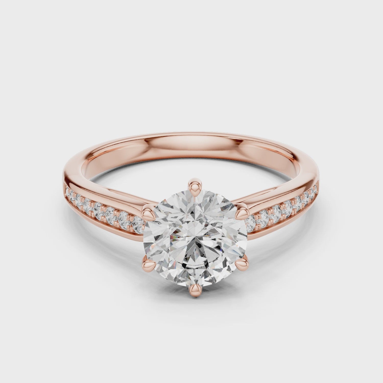 Radiant Cascade PavÃ© Crown Band