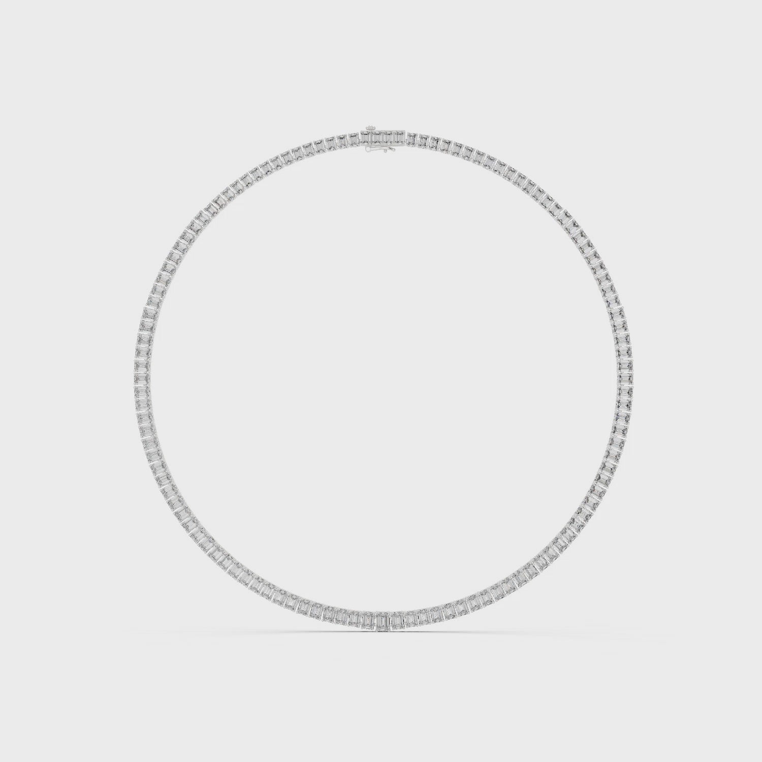 Twilight Cascade Lattice Choker Necklace