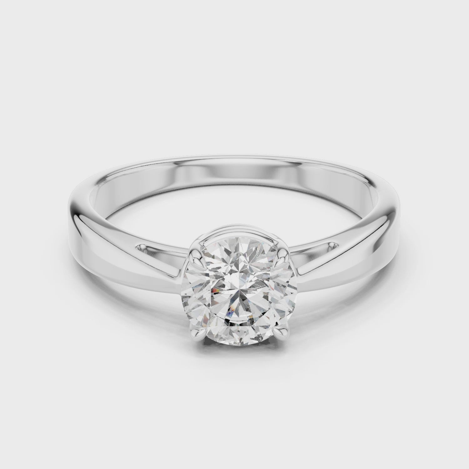 Celeste Embrace Solitaire Ring