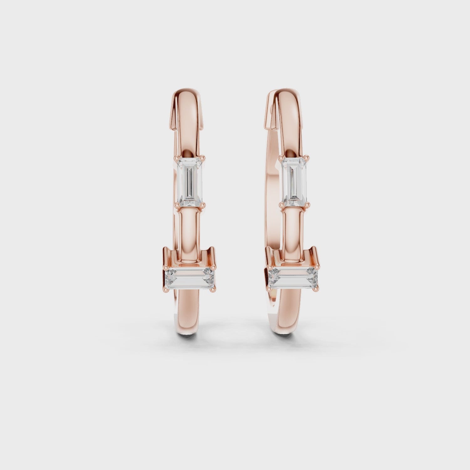 Elevate The Graceful Edge Hoops