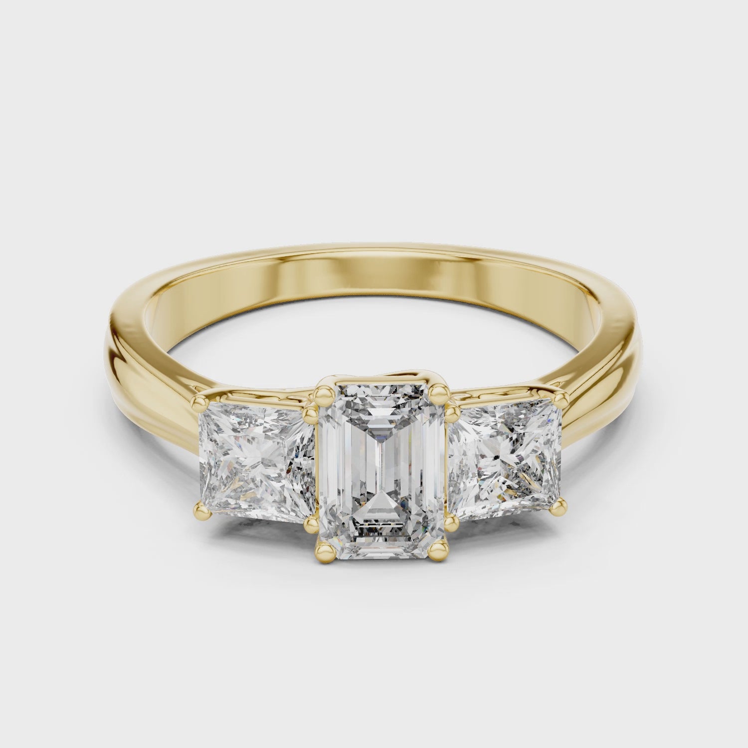 Majestic Whisper Solitaire Ring