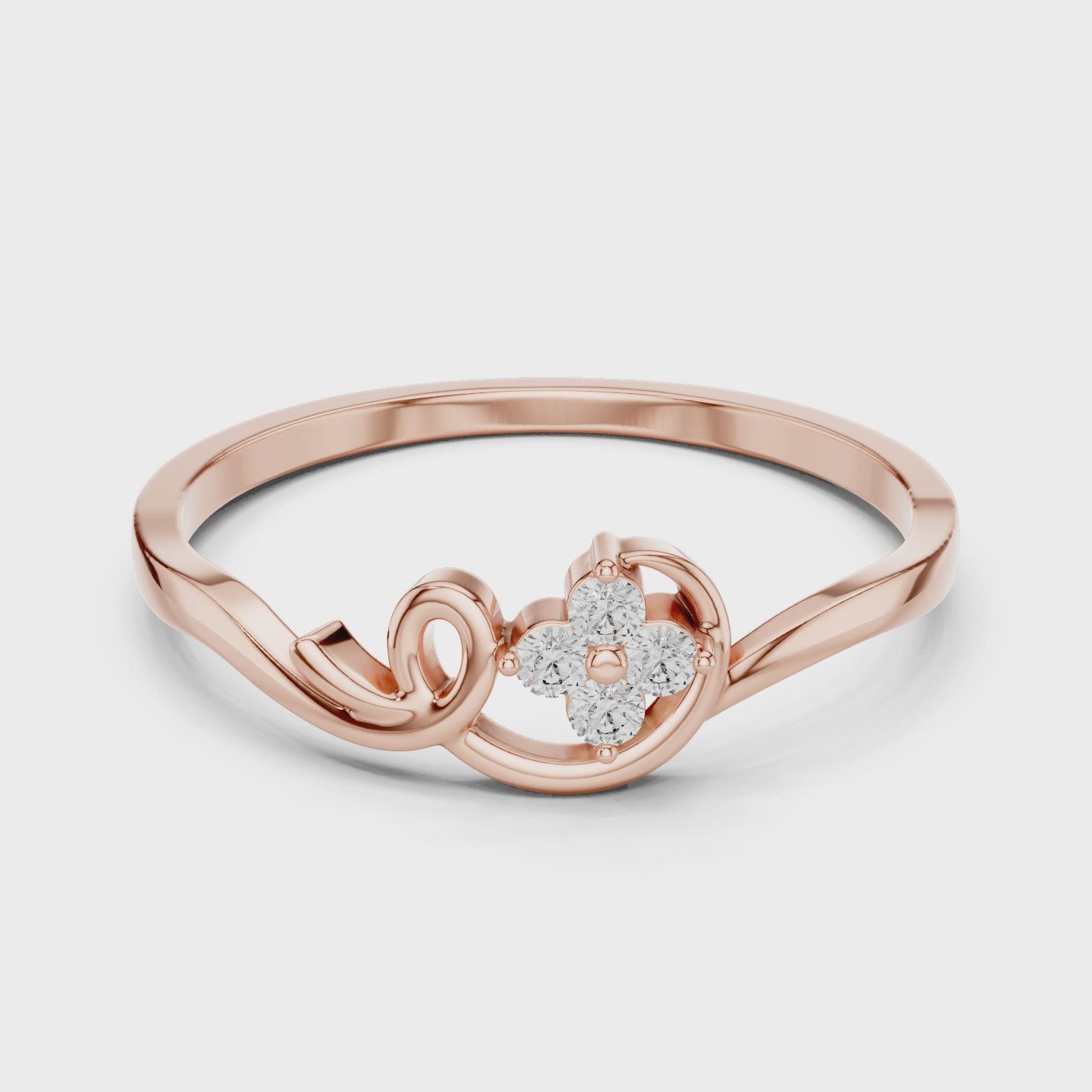 Serene Loop Ring
