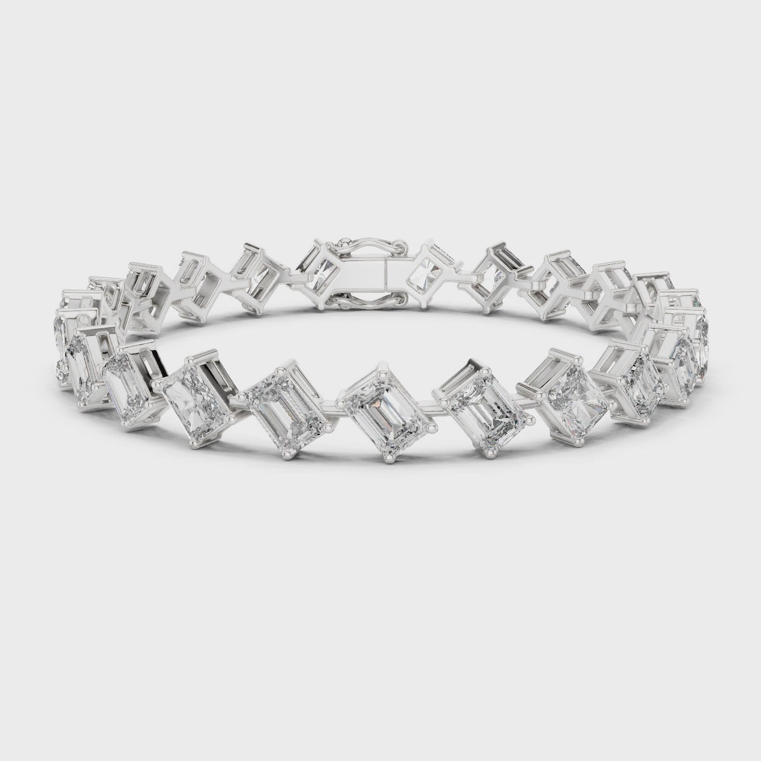 Twilight Cascade Geometric Bracelet