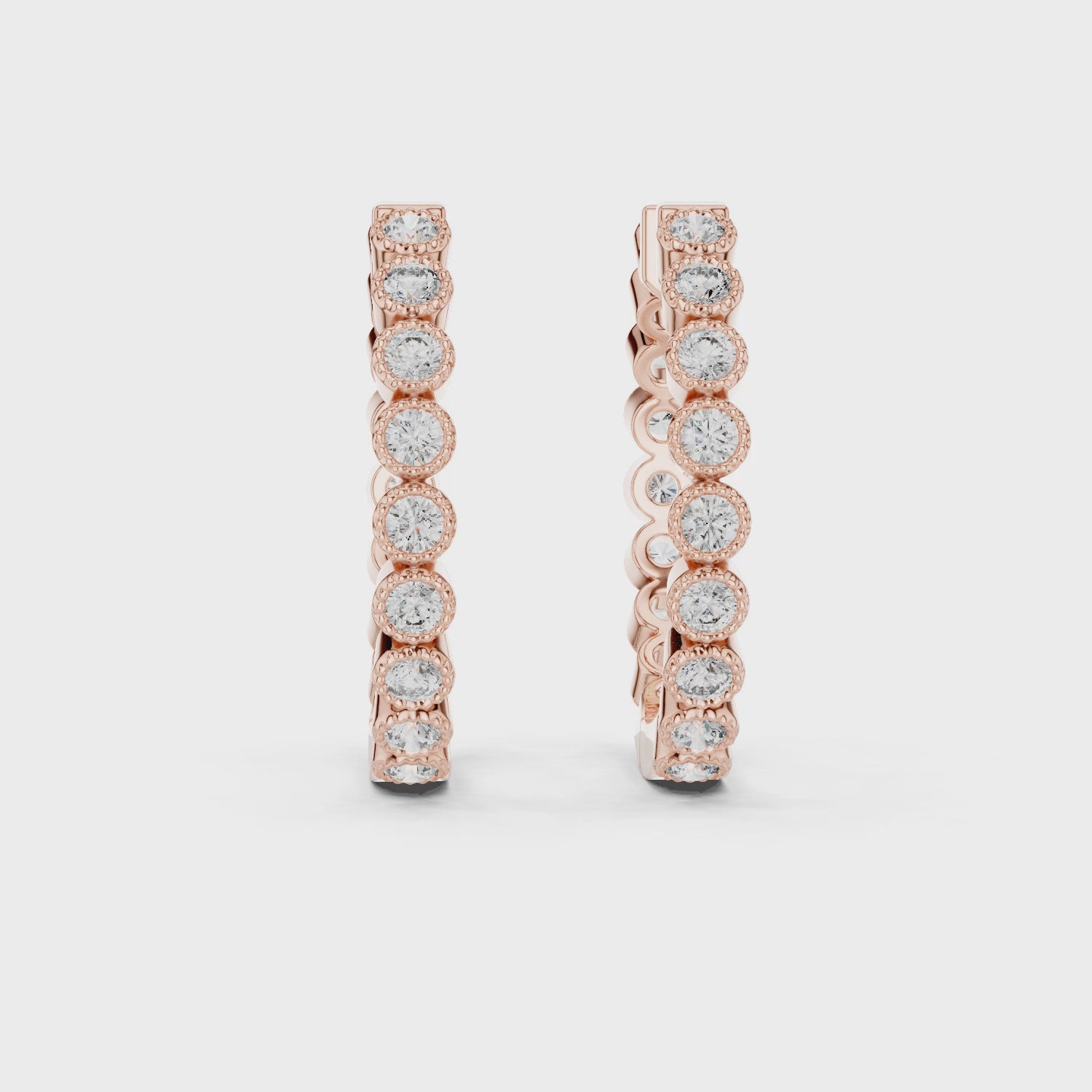 Celestial Whisper Sparkle Open Hoops