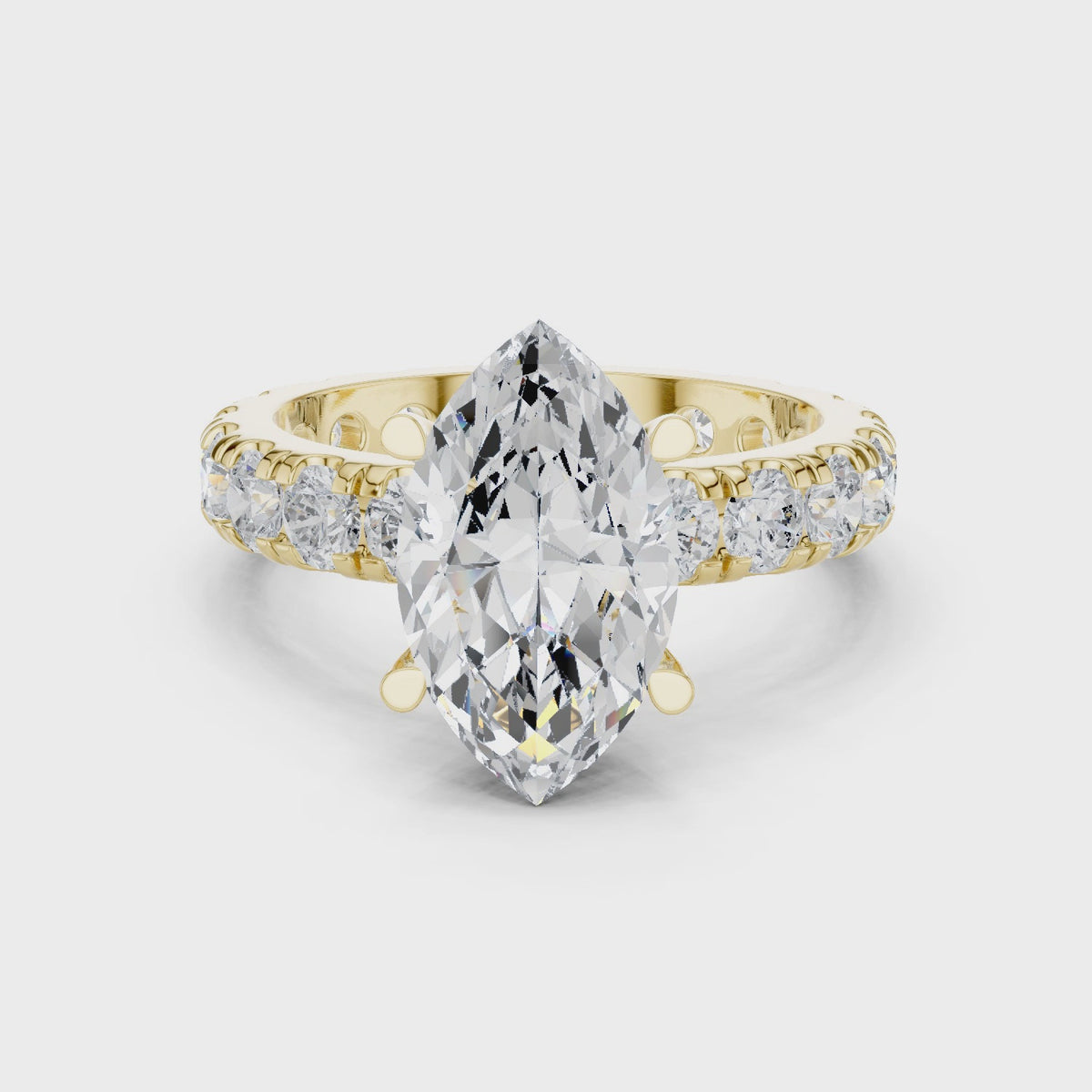 Waverly Grand Eternity Solitaire Band