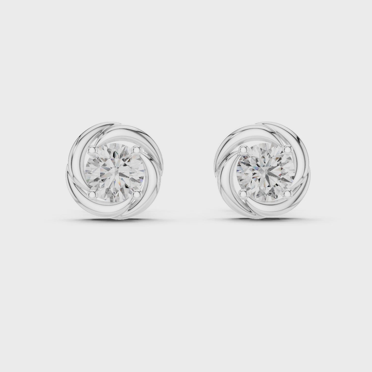 Eternal Embrace Stud Earrings