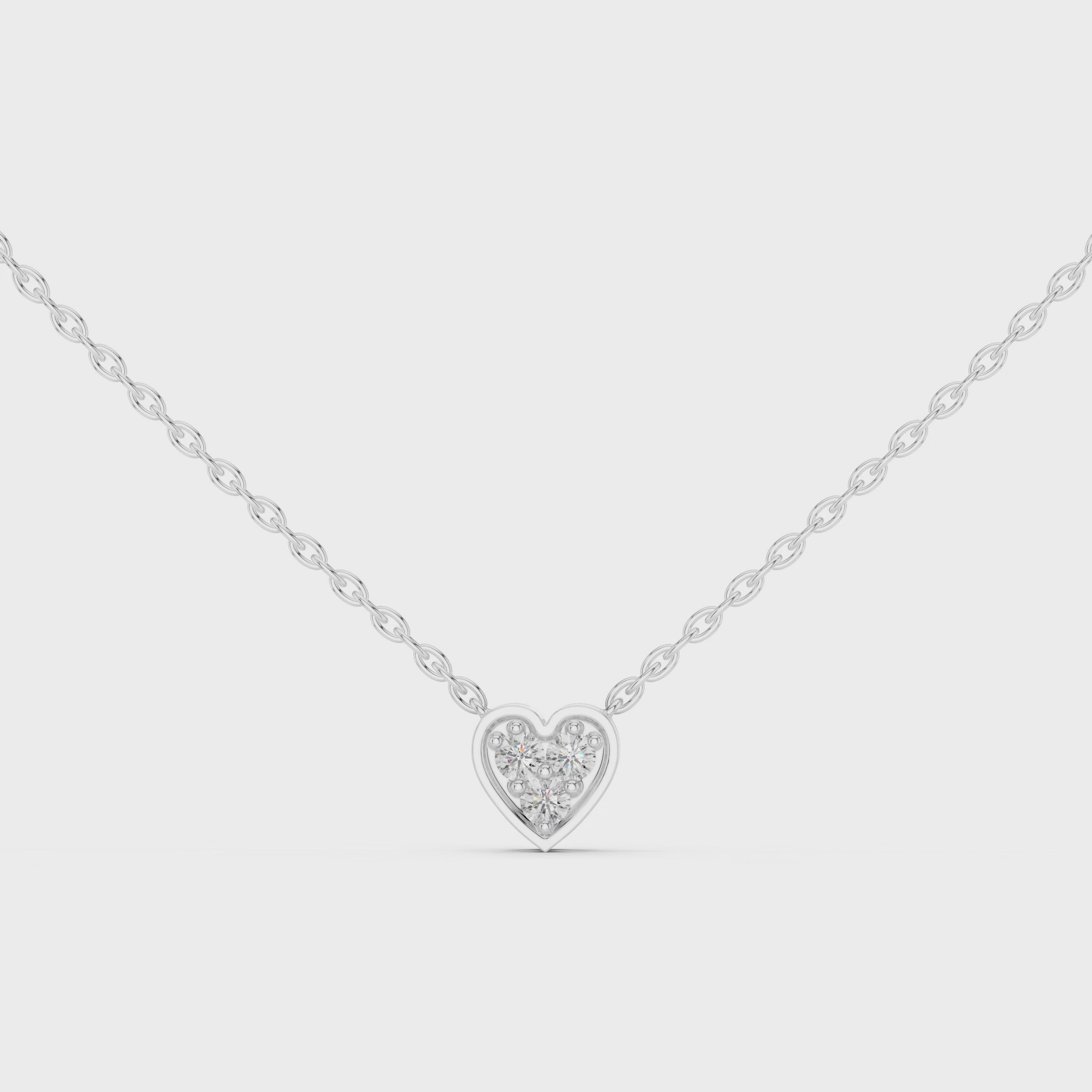Infinite Devotion Heart Charm Pendant
