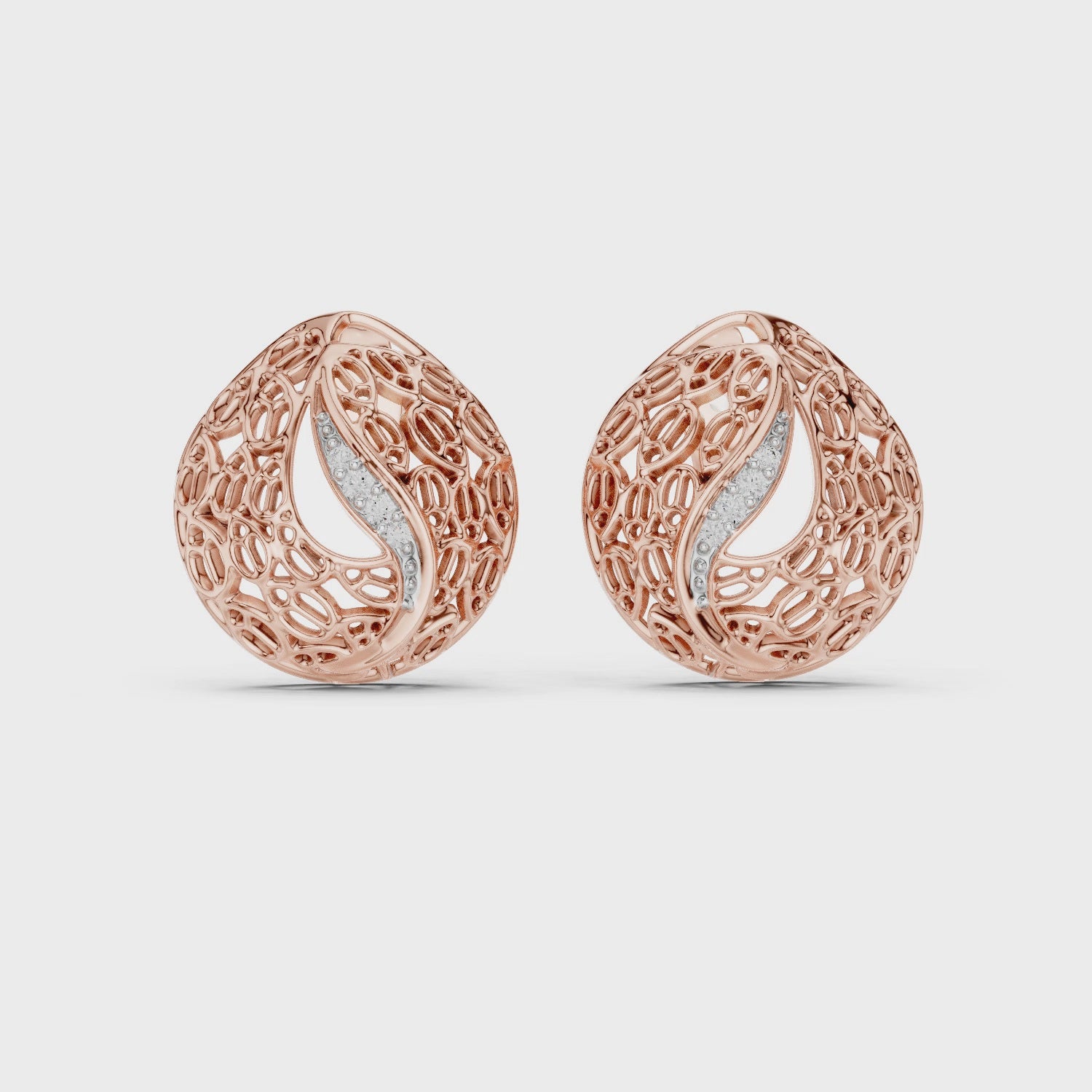 Radiant Lace Embrace Earrings