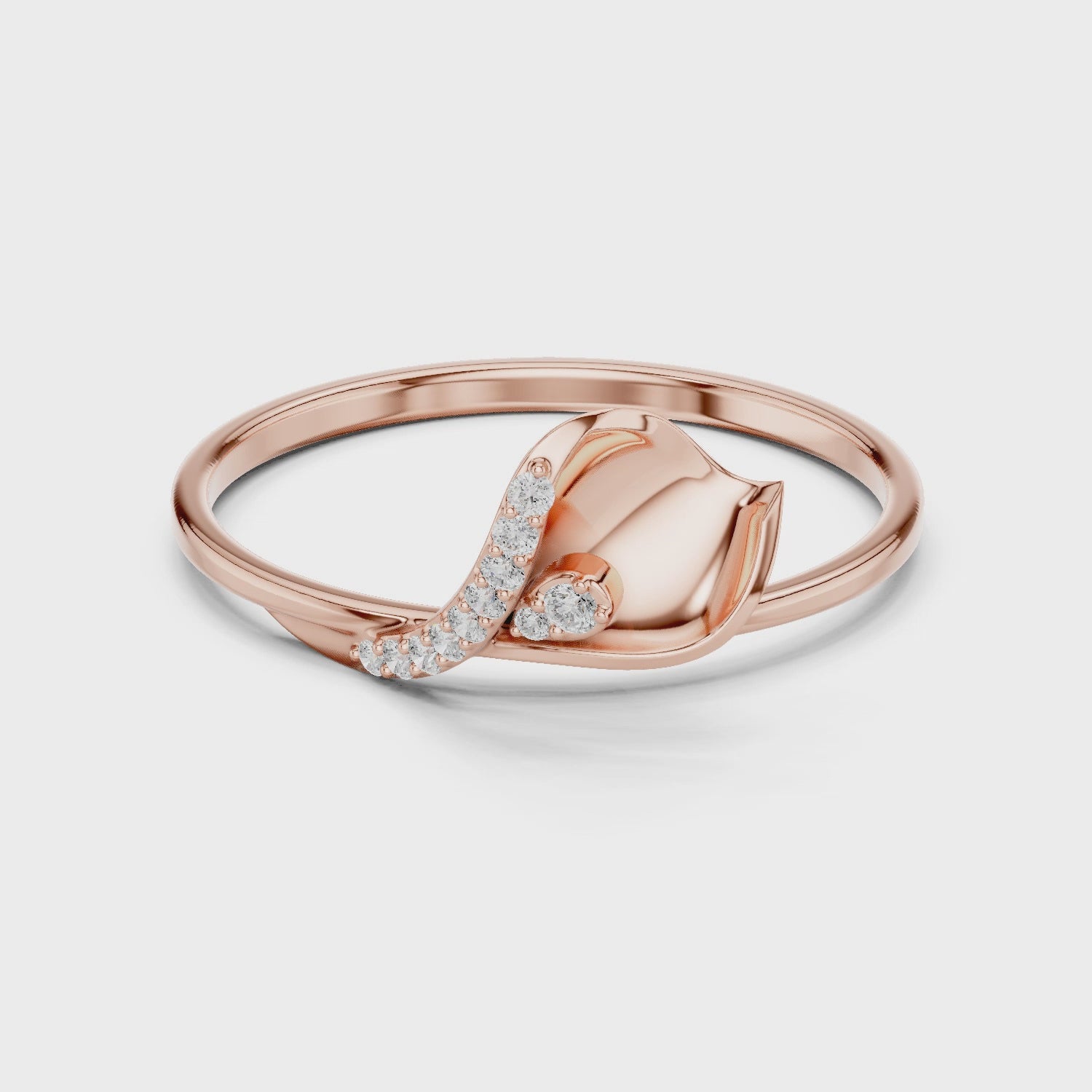 Mirage Twirl Petite Statement Ring