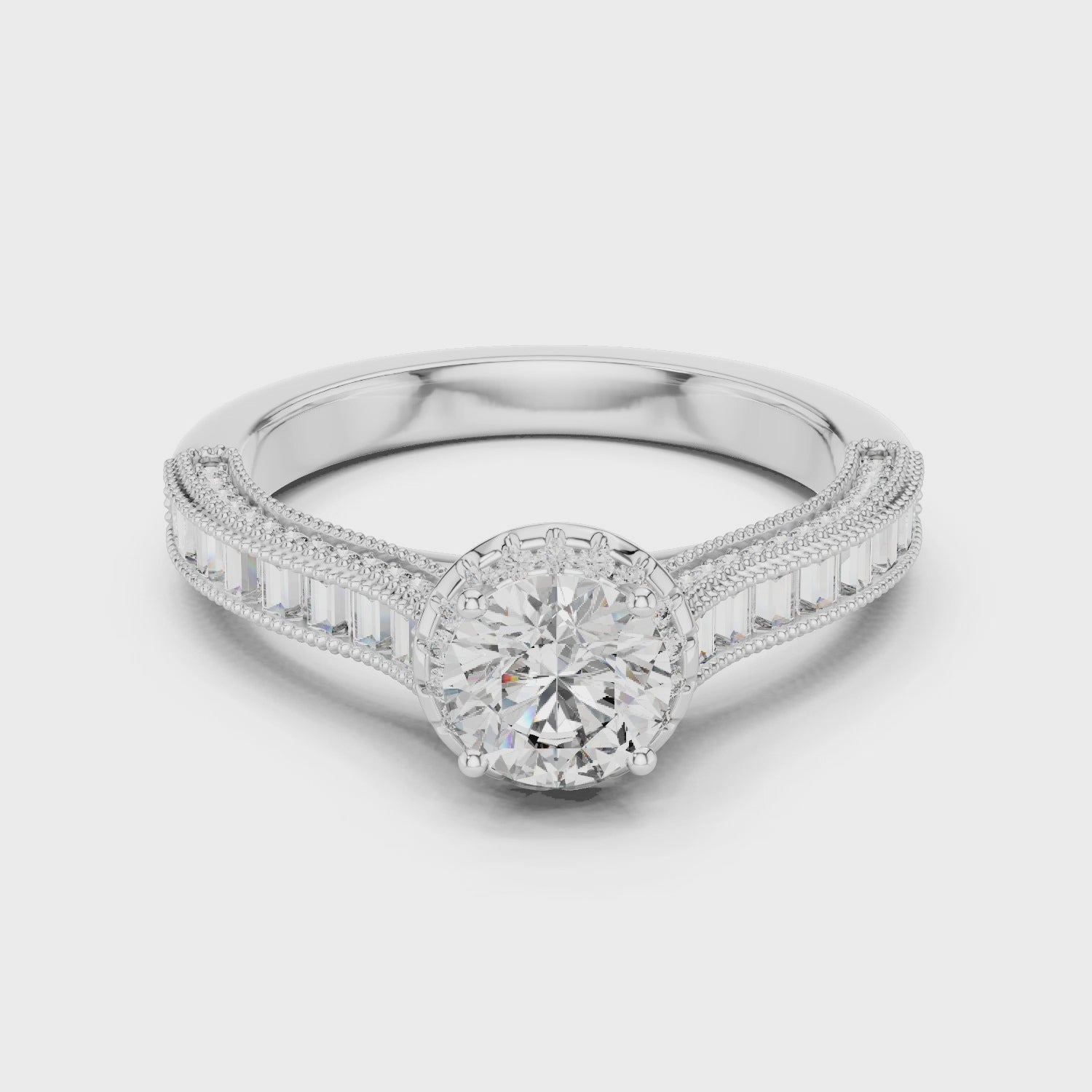 Radiant Double Band Grace Halo Ring